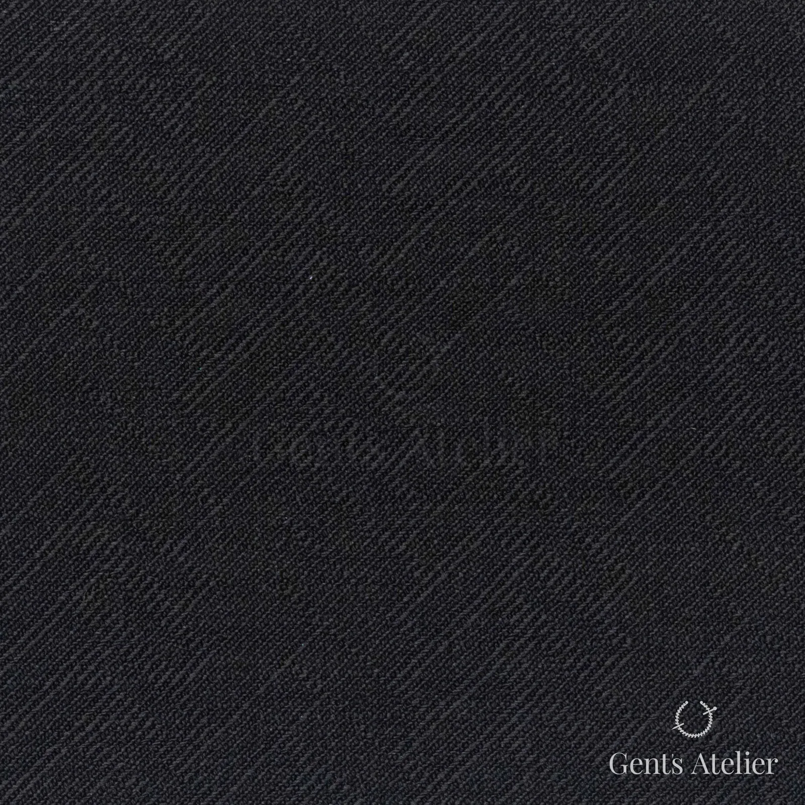 Костюмная ткань Marzoni 609 - 471 / 900 — Чёрный, ёлочка, 100% шерсть