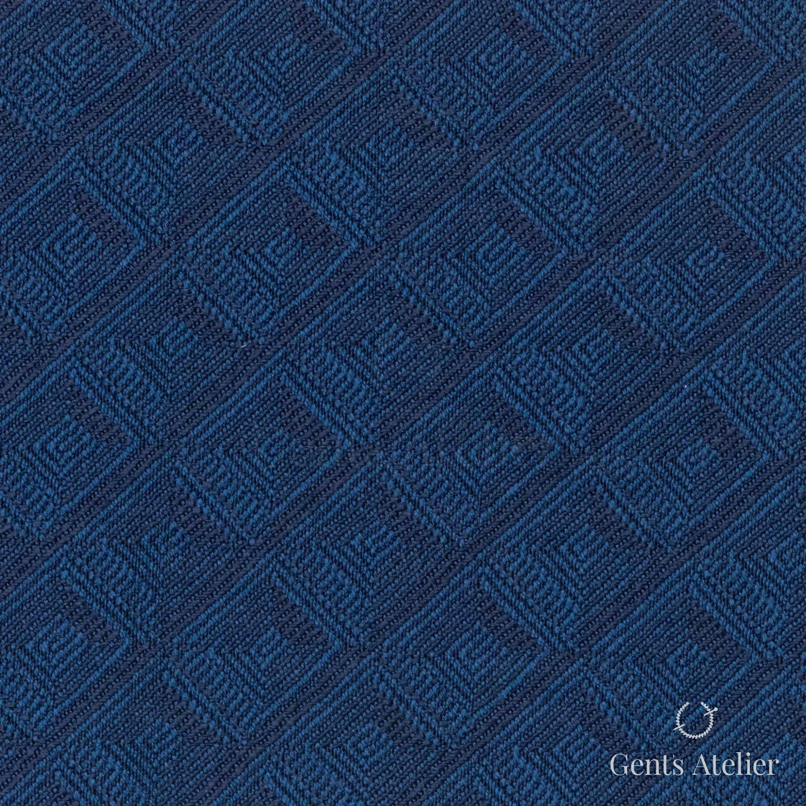 Костюмная ткань Marzoni 609 - 596 / 900 — Синий, клетка, 100% шерсть
