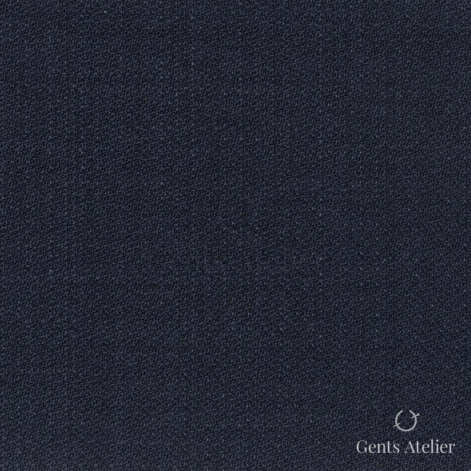 Костюмная ткань Marzoni 609 - 663 / 900 — Тёмно-синий, однотонная, 100% шерсть