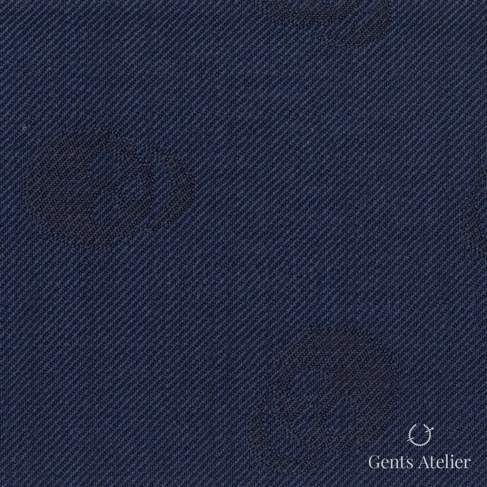 Костюмная ткань Marzoni 609 - 789 / 900 — Тёмно-синий, однотонная, 100% шерсть