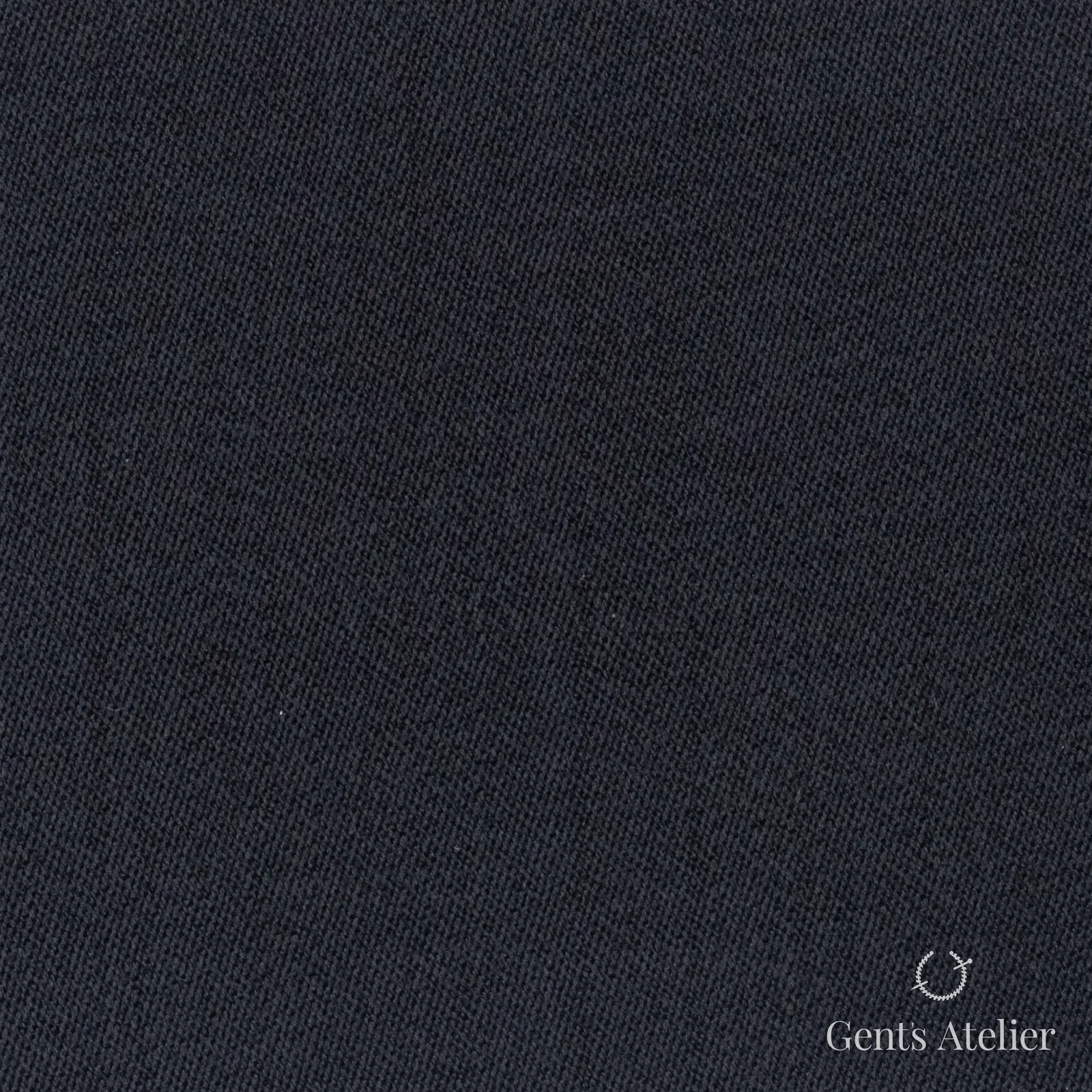 Костюмная ткань Marzoni 609 - 957 / 1300 — Тёмно-синий, однотонная, 100% шерсть