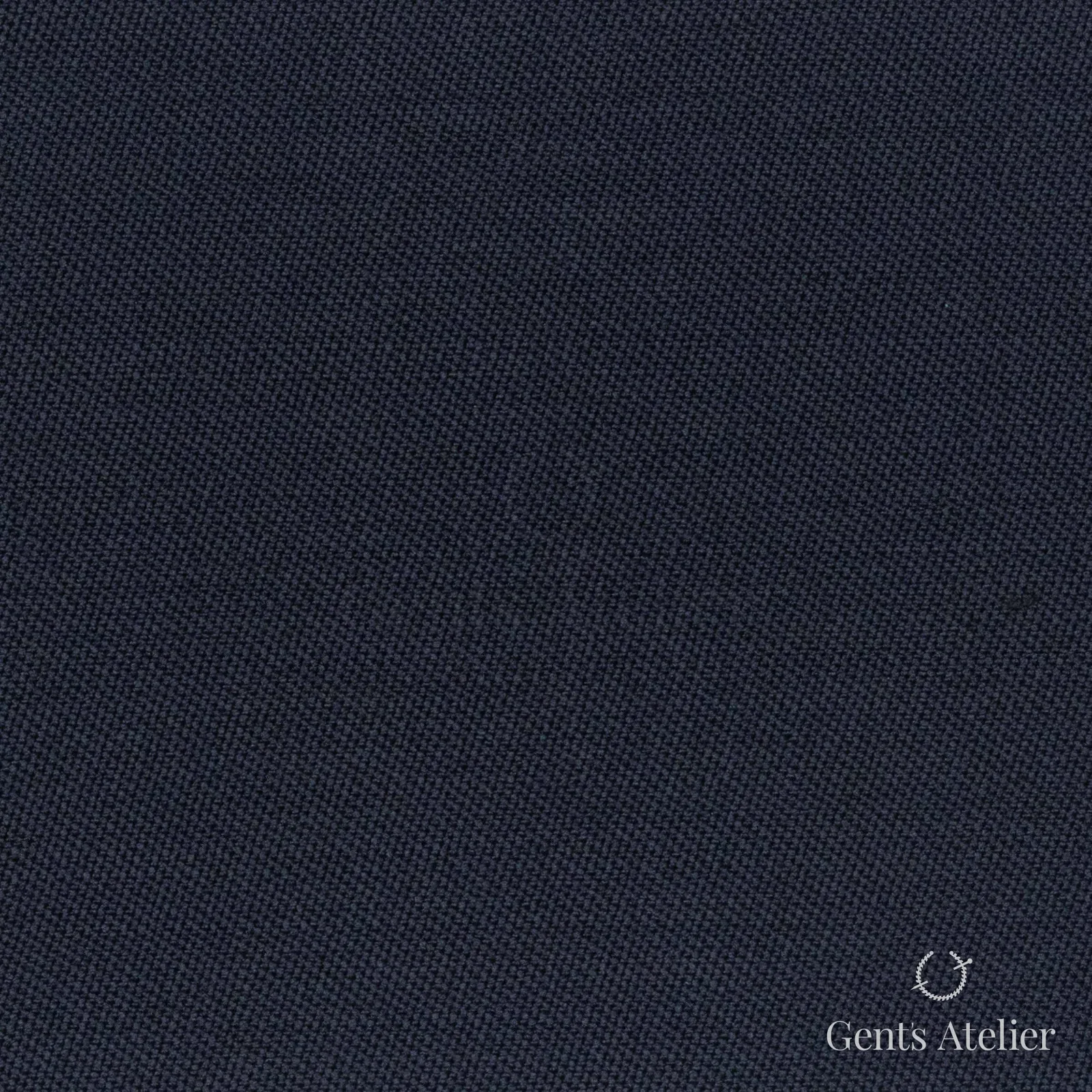 Костюмная ткань Marzoni 609 - 961 / 1200 — Тёмно-синий, однотонная, 100% шерсть