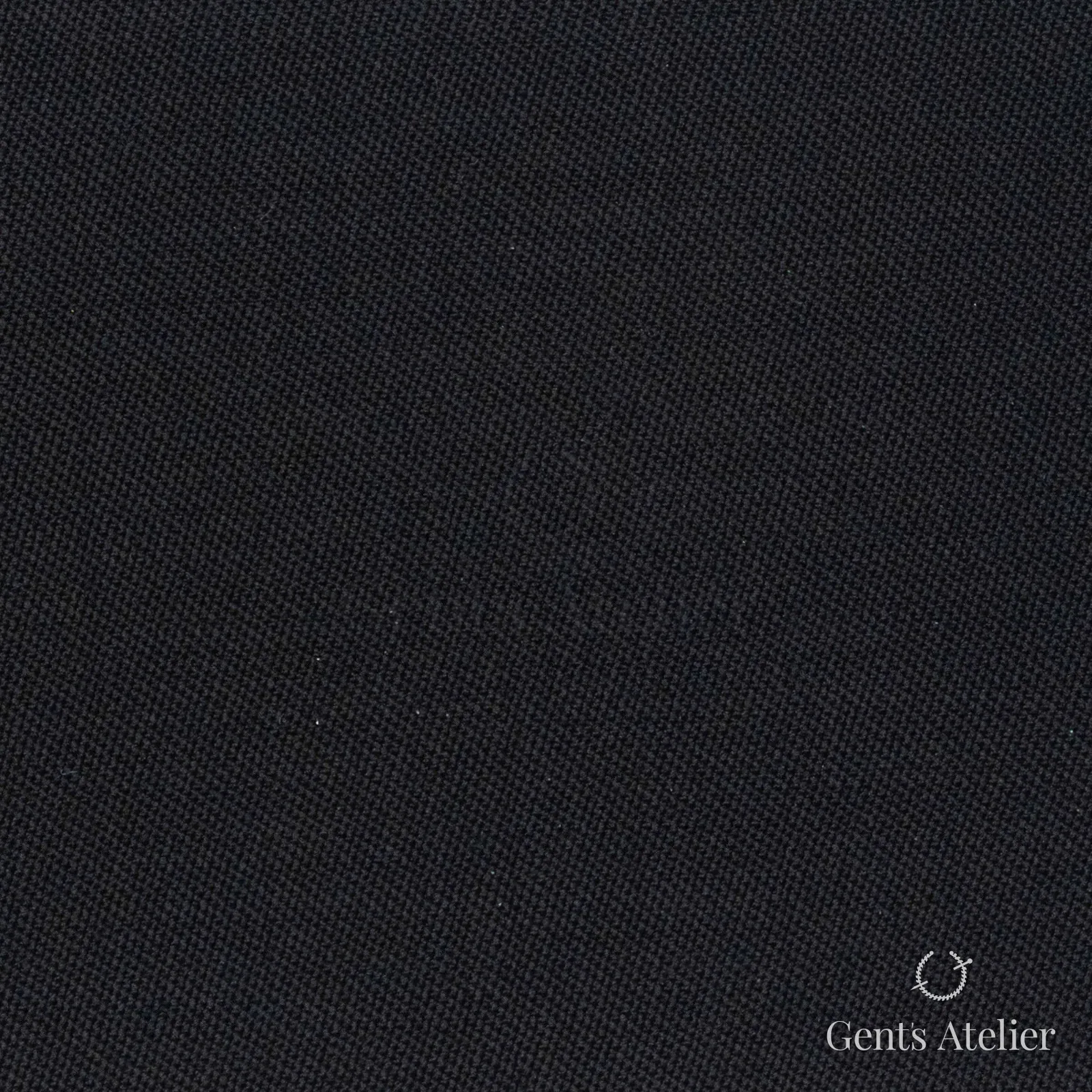 Костюмная ткань Marzoni 609 - 963 / 1200 — Чёрный, однотонная, 100% шерсть
