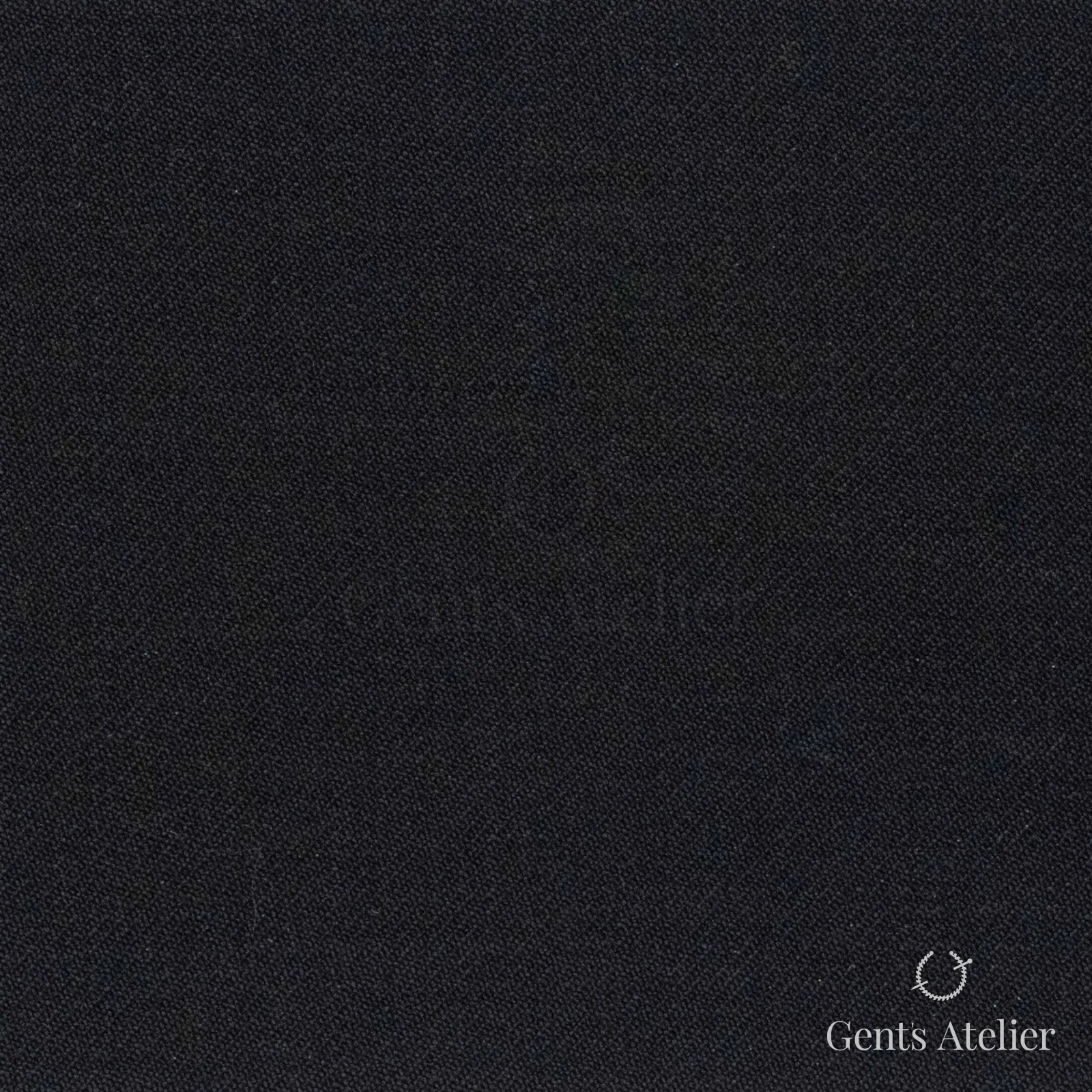 Костюмная ткань Marzoni 609 - 990 / 900 — Чёрный, однотонная, 100% шерсть