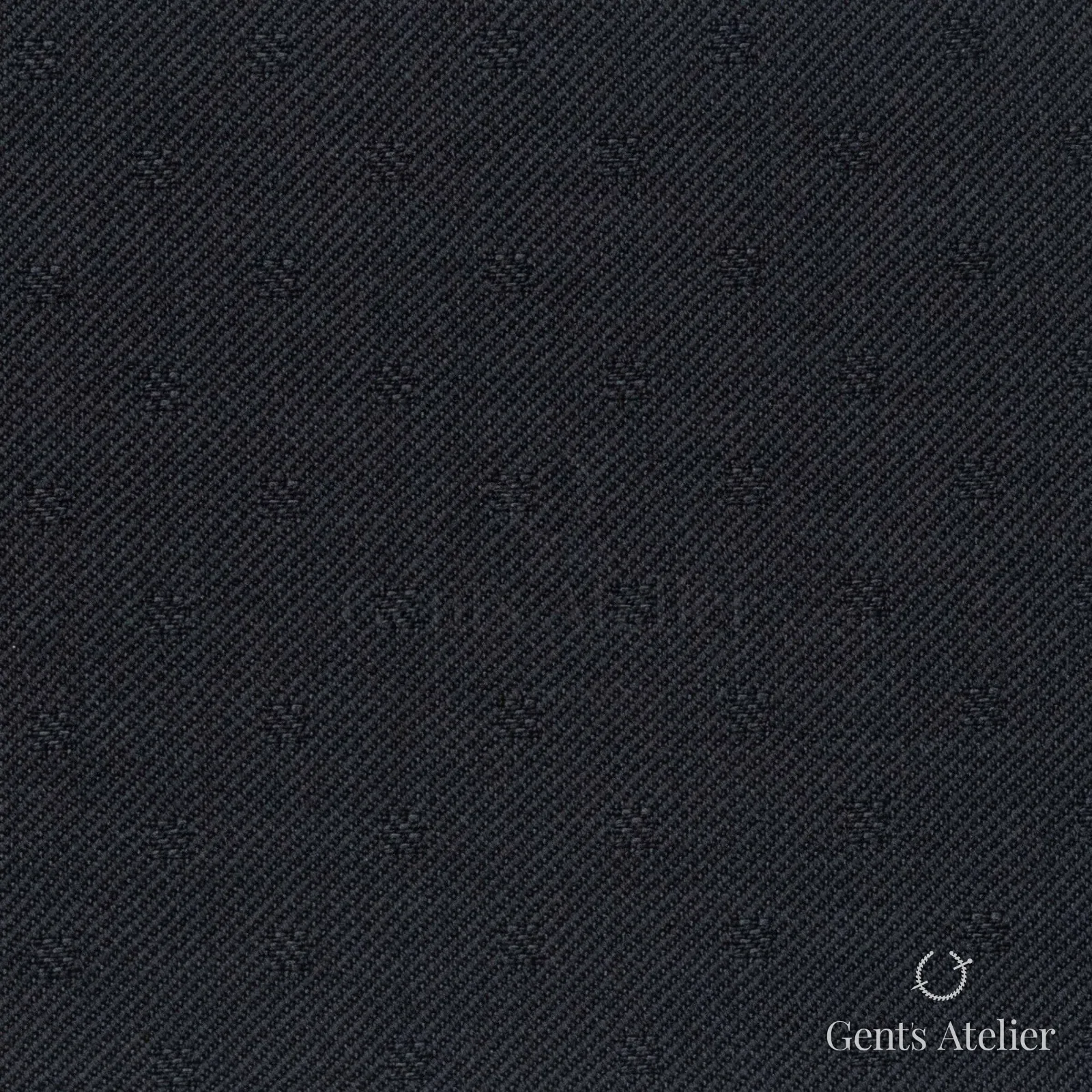 Костюмная ткань Marzoni 621 - 036 / 800 — Чёрный, узор, 100% шерсть