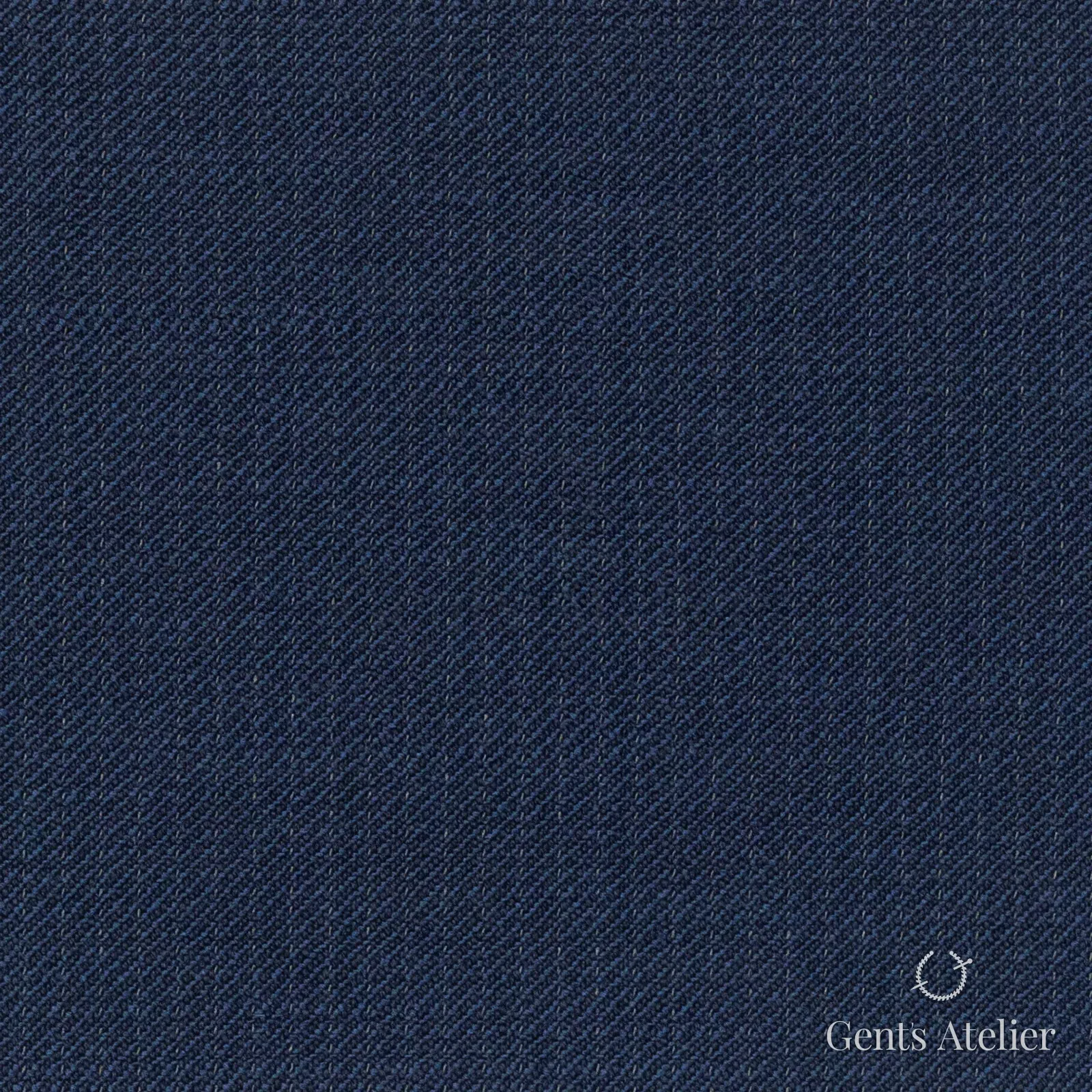 Костюмная ткань Marzoni 723 - 026 / 1200 — Синий, однотонная, 100% шерсть