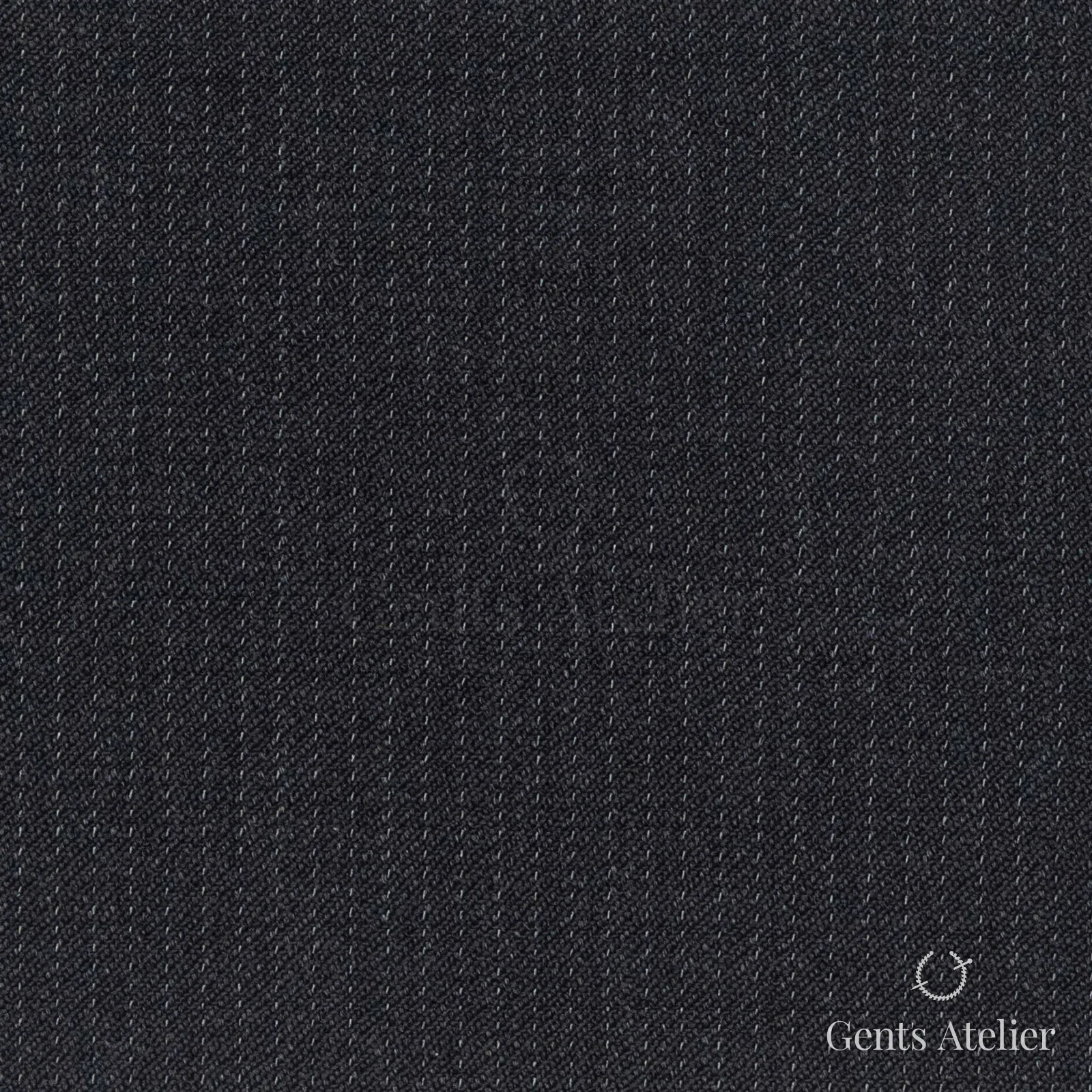Костюмная ткань Marzoni 723 - 028 / 1200 — Тёмно-синий, ёлочка, 100% шерсть