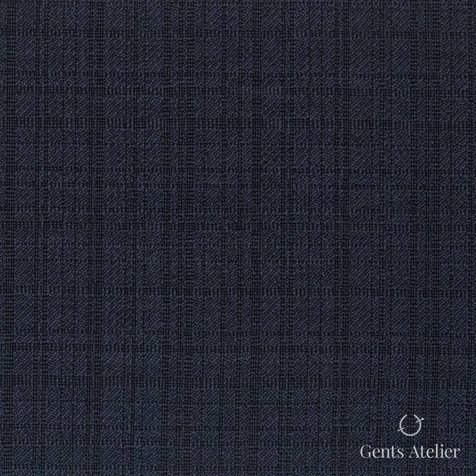 Костюмная ткань Marzoni 723 - 034 / 1200 — Тёмно-синий, однотонная, 100% шерсть