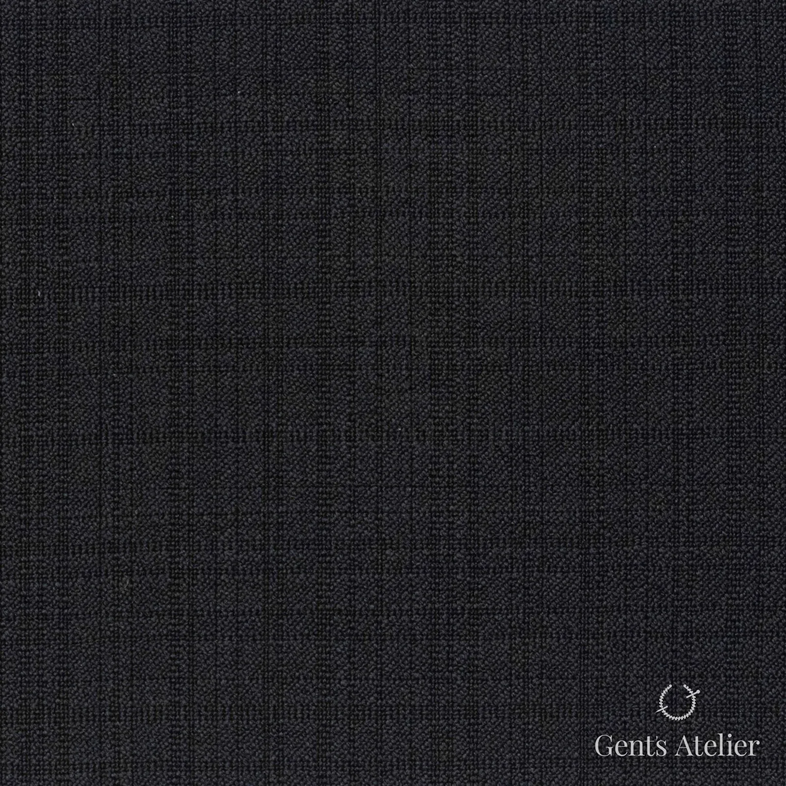 Костюмная ткань Marzoni 723 - 037 / 1200 — Чёрный, однотонная, 100% шерсть