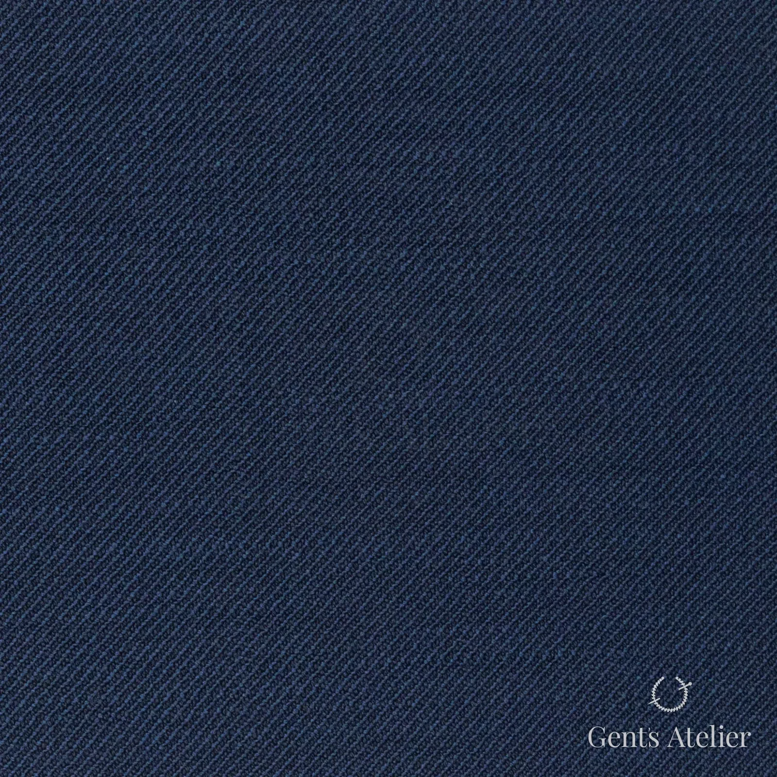 Костюмная ткань Marzoni 723 - 049 / 1200 — Тёмно-синий, однотонная, 100% шерсть