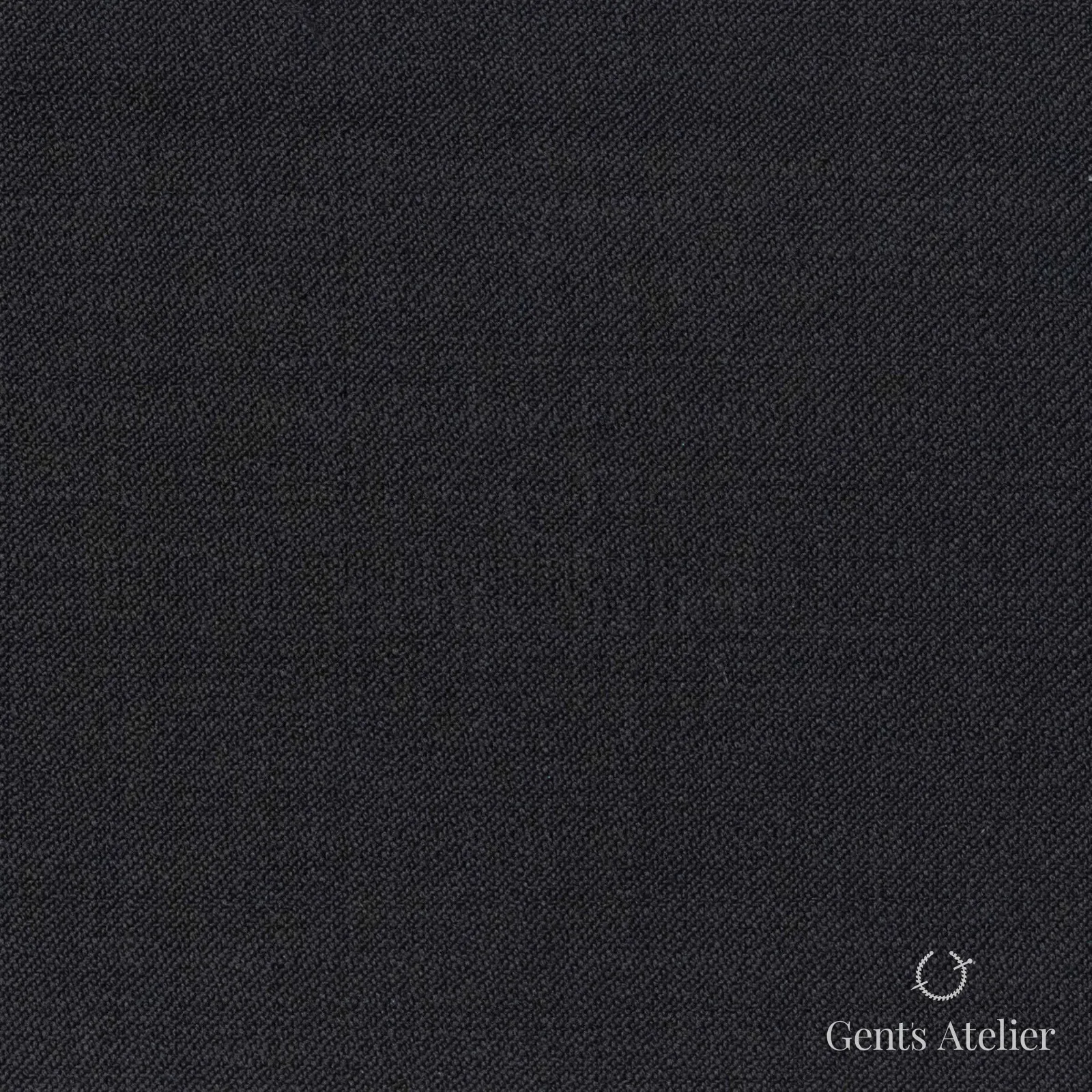 Костюмная ткань Marzoni 723 - 057 / 1200 — Чёрный, однотонная, 100% шерсть