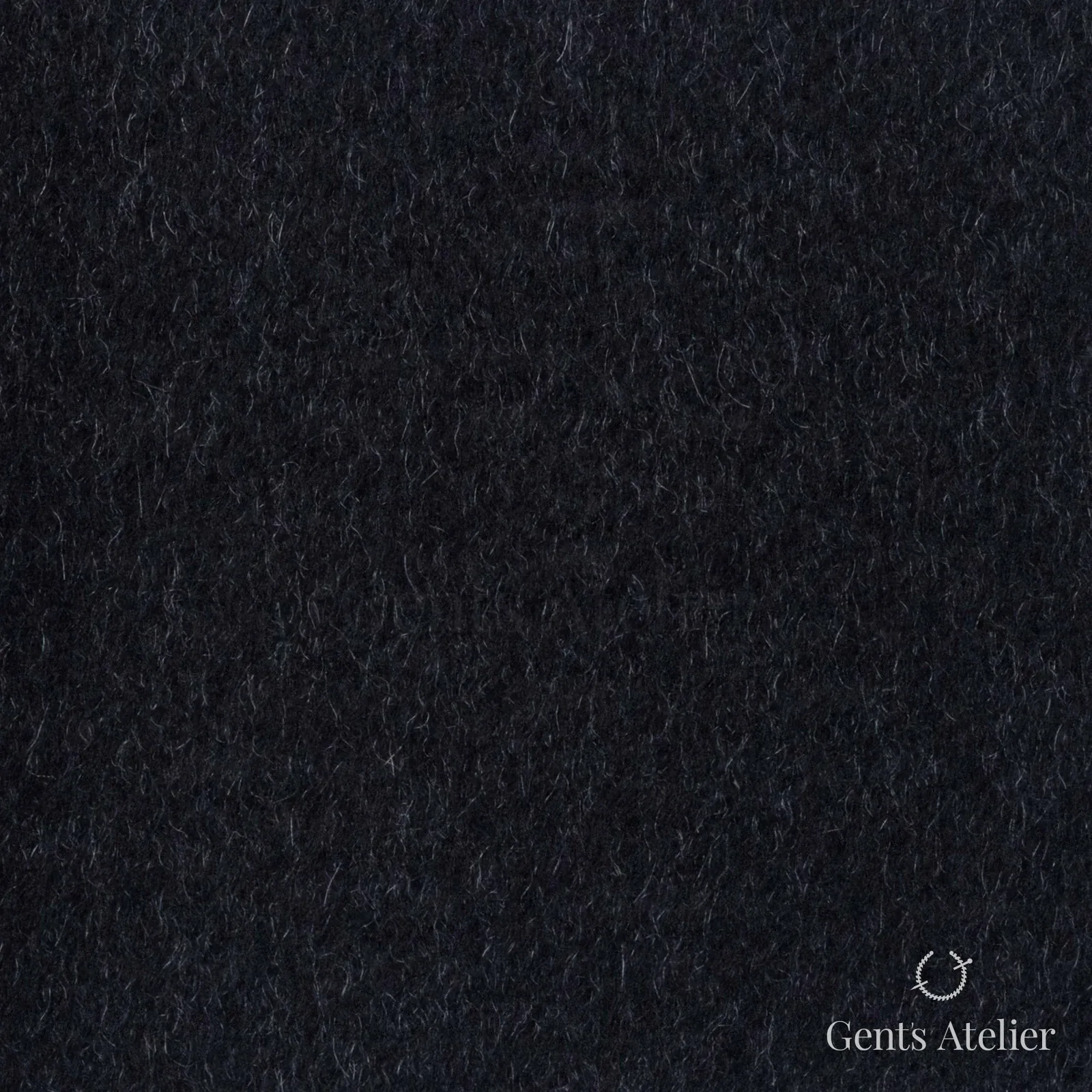 Костюмная ткань Marzoni 608 - 951 / 3000 — Антрацит, однотонная, 100% кашемир