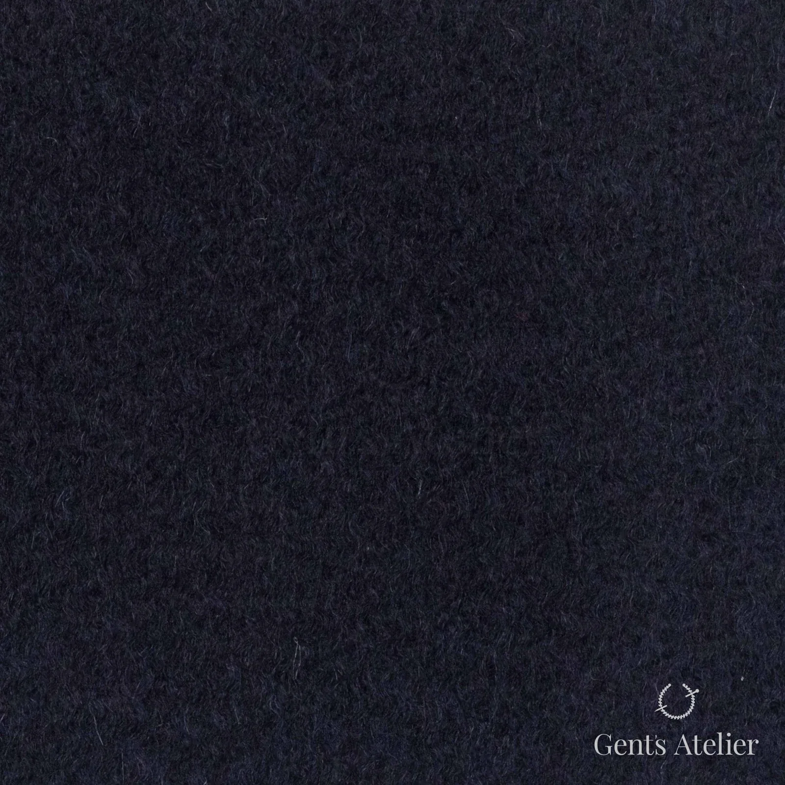 Костюмная ткань Marzoni 608 - 980 / 3800 — Тёмно-синий, однотонная, 100% кашемир