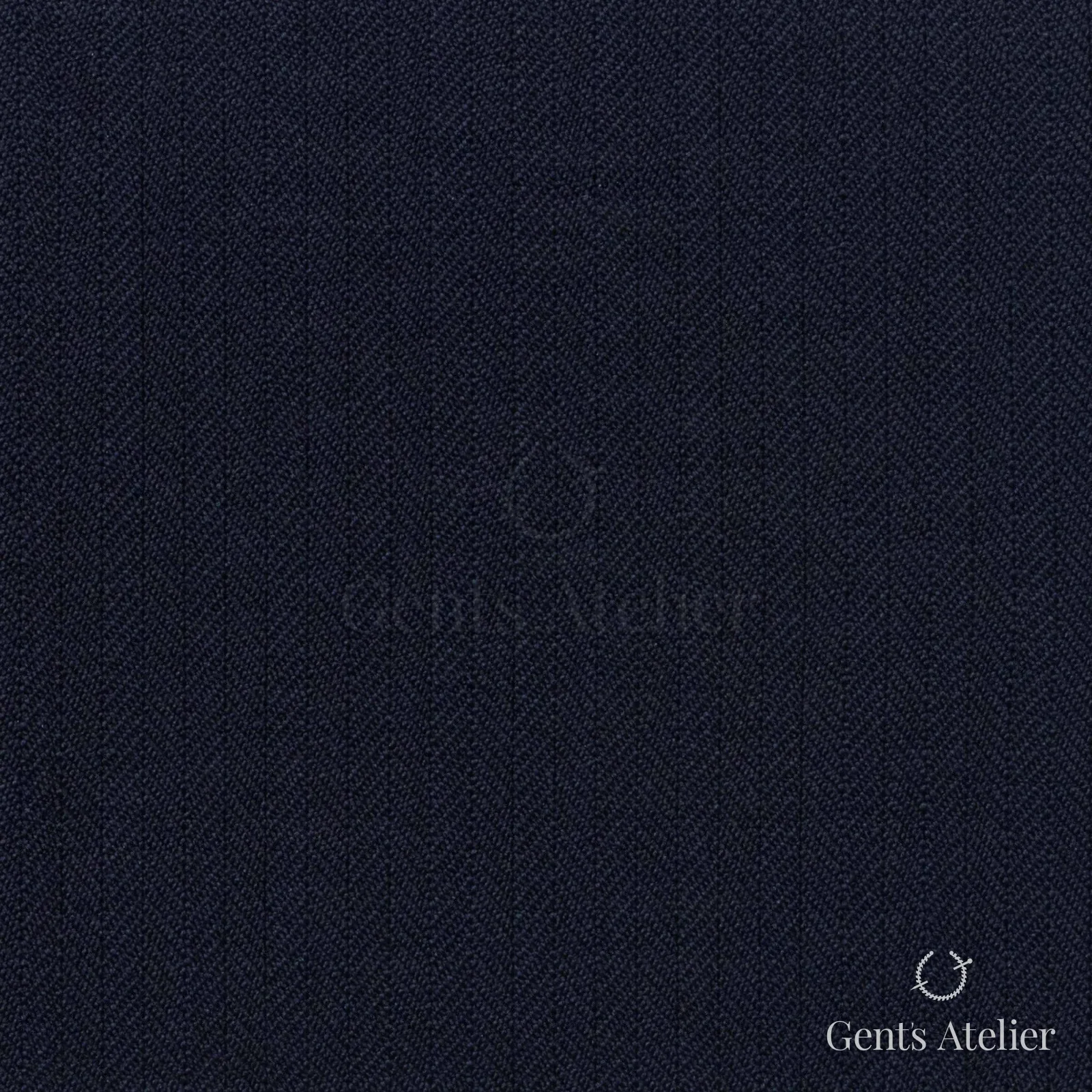 Костюмная ткань Marzoni 609 - 866 / 1000 — Тёмно-синий, ёлочка, 100% шерсть