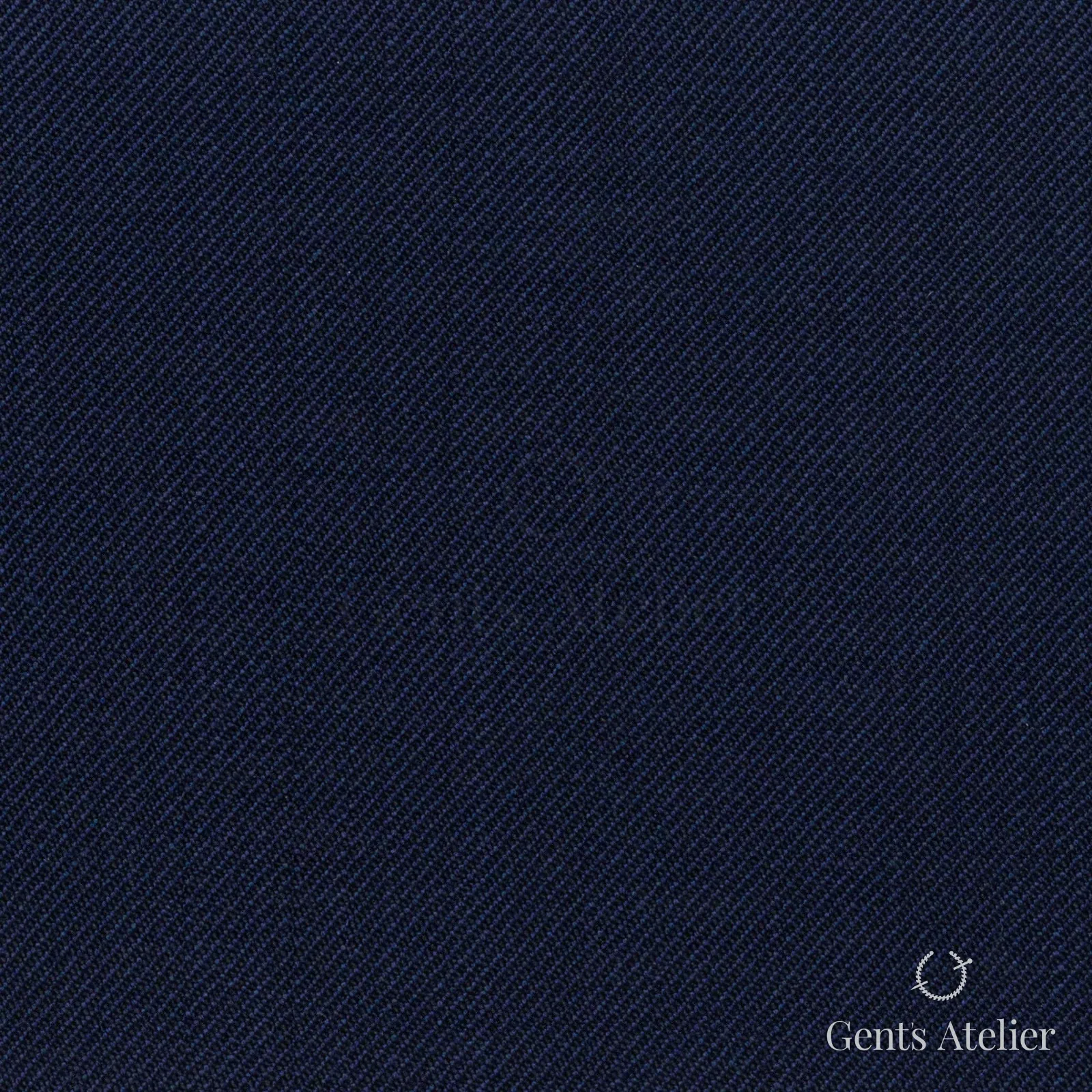 Костюмная ткань Marzoni 609 - 996 / 900 — Тёмно-синий, однотонная, 100% шерсть
