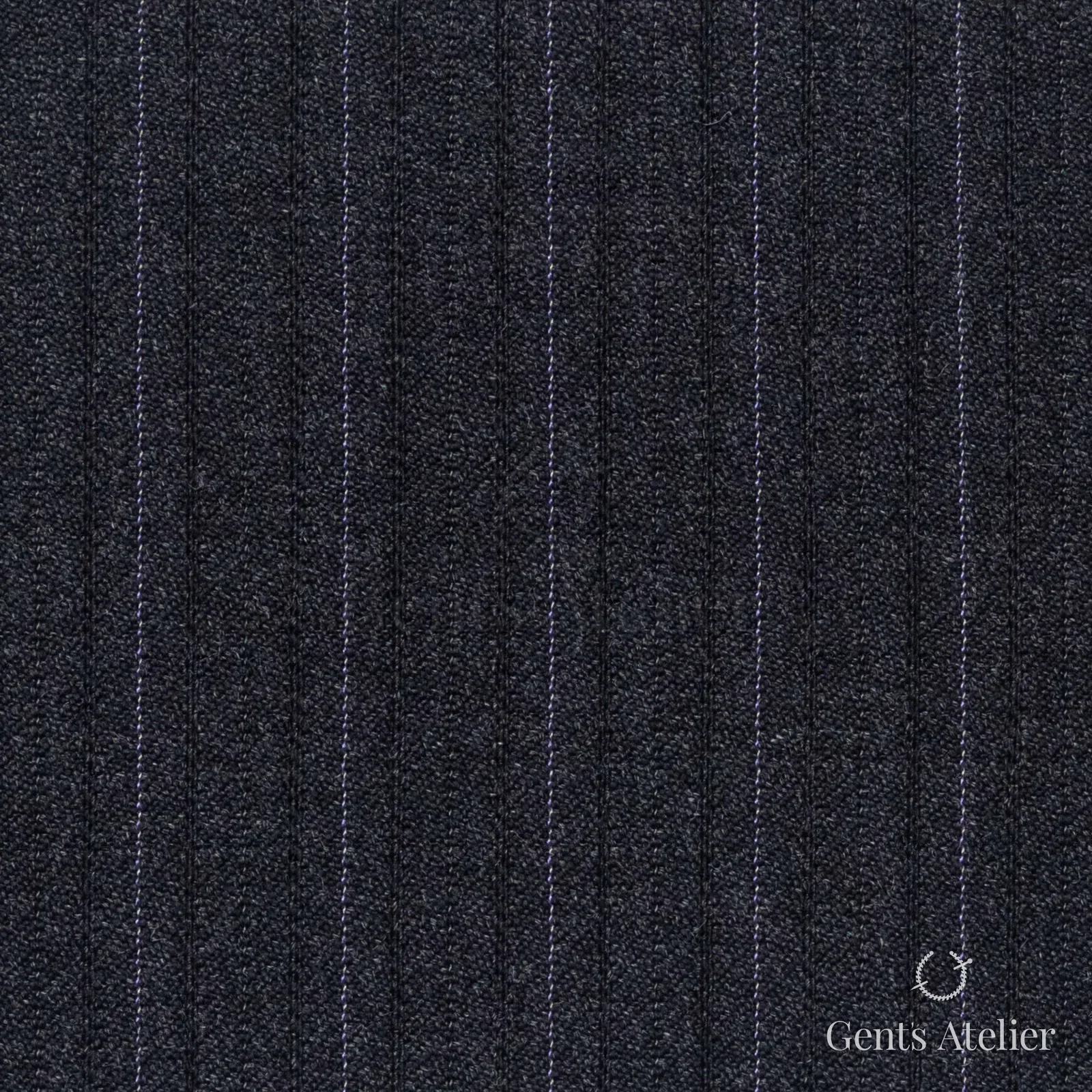 Костюмная ткань Marzoni 621 - 103 / 900 — Серый / Lavender, полоса, 100% шерсть