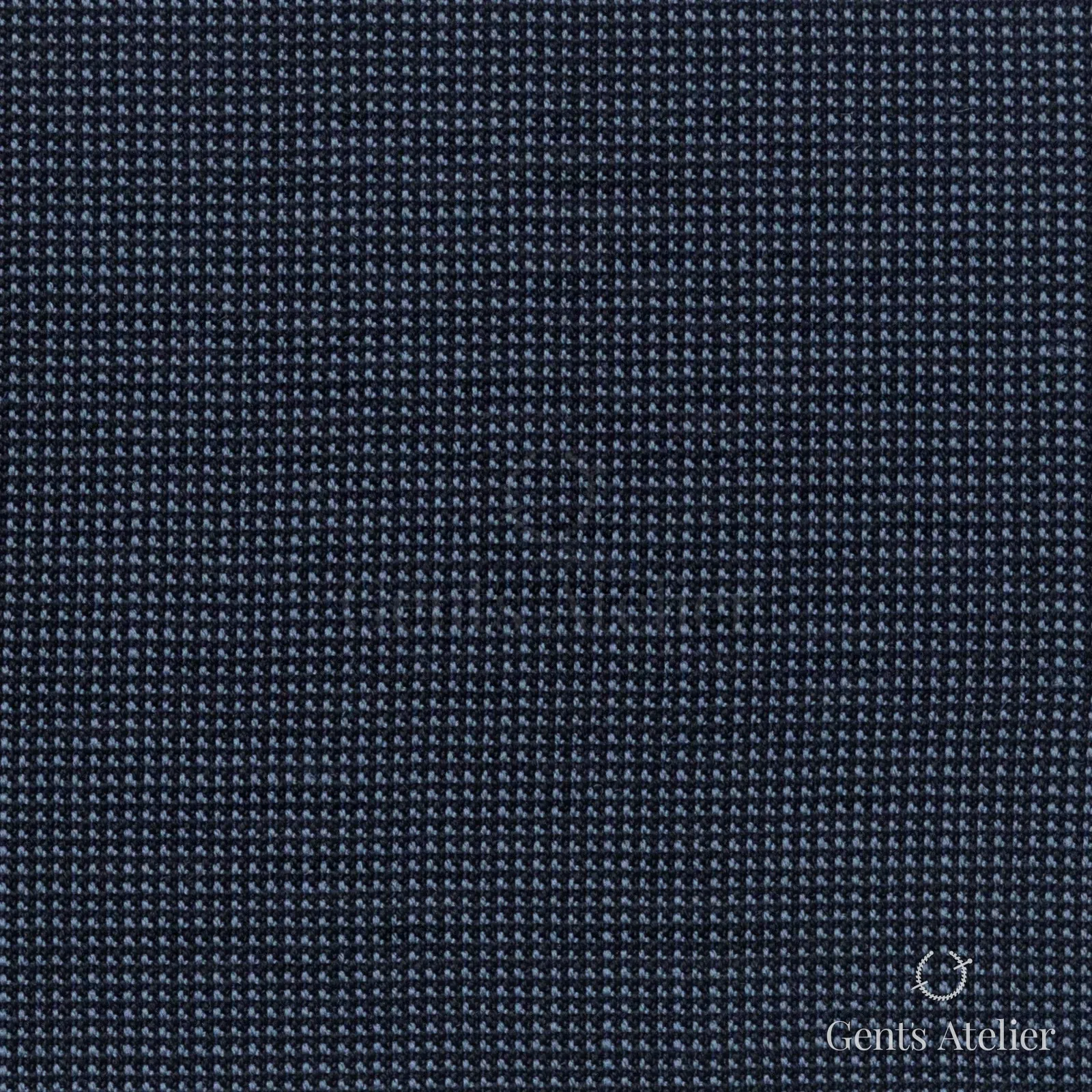 Костюмная ткань Marzoni 622 - 046 / 800 — Синий, гусиная лапка, 100% шерсть