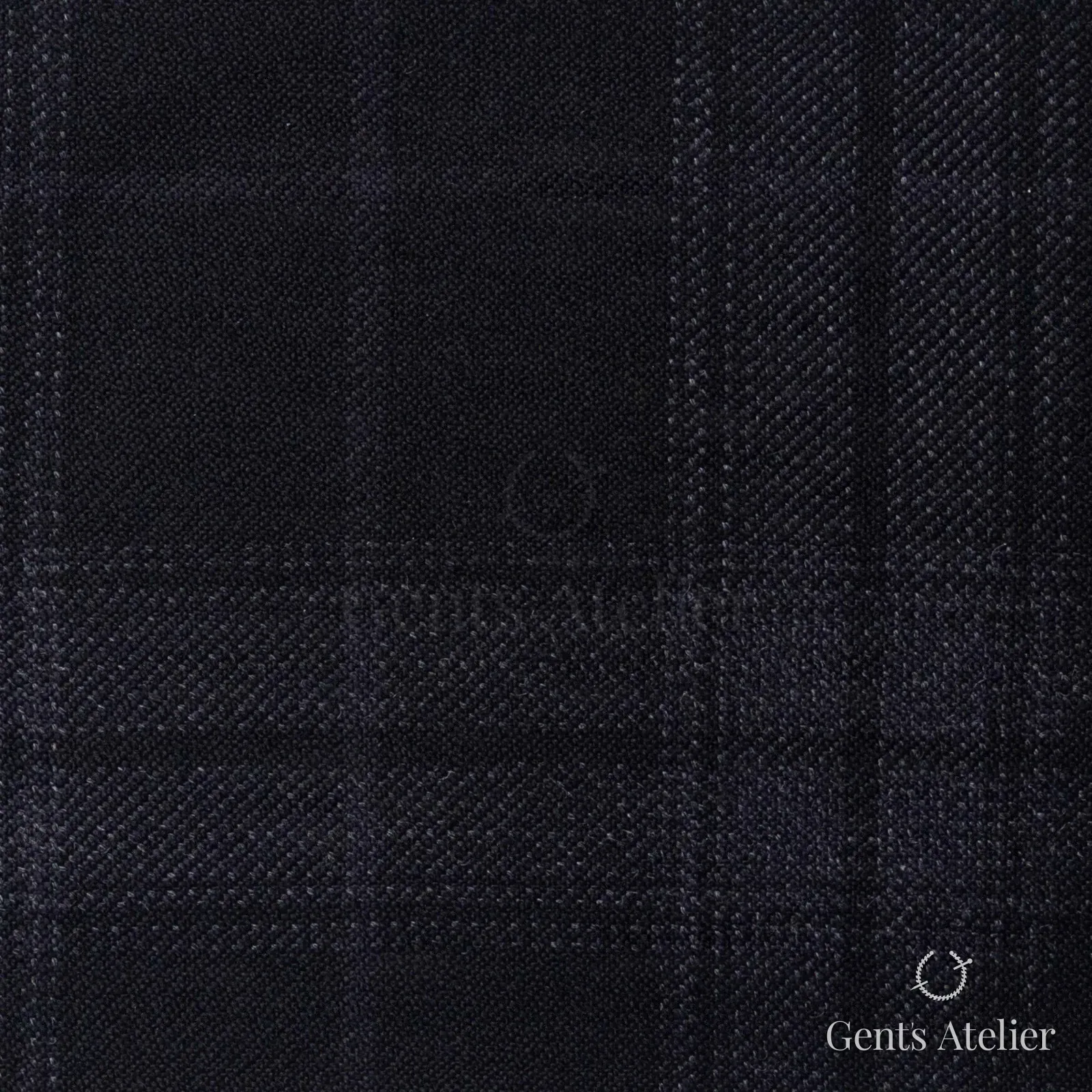 Костюмная ткань Marzoni 600 - 397 / 900 — Чёрный / Серый, оконная клетка, 100% шерсть