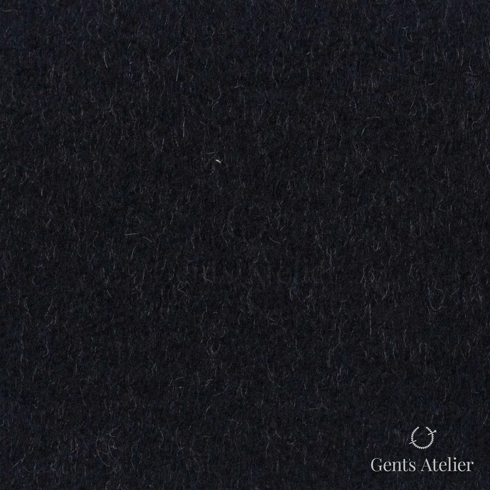 Костюмная ткань Marzoni 665 - 115 / 1600 — Антрацит, однотонная, 90% шерсть, 10% кашемир