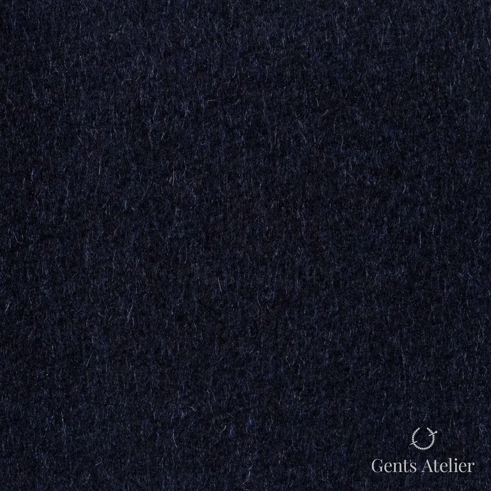 Костюмная ткань Marzoni 665 - 117 / 1600 — Тёмно-синий, однотонная, 90% шерсть, 10% кашемир
