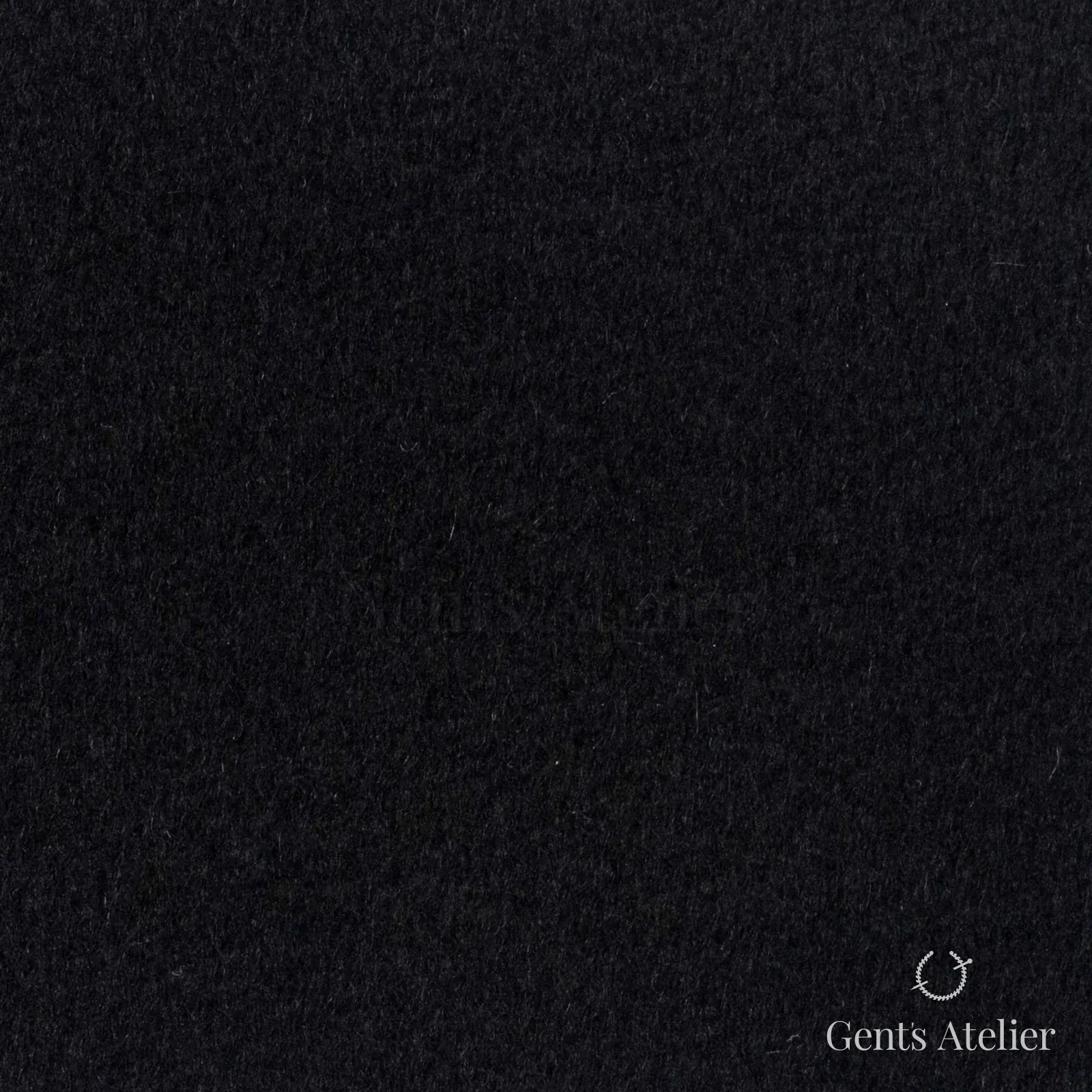 Костюмная ткань Marzoni 665 - 149 / 1600 — Чёрный, однотонная, 90% шерсть, 10% кашемир