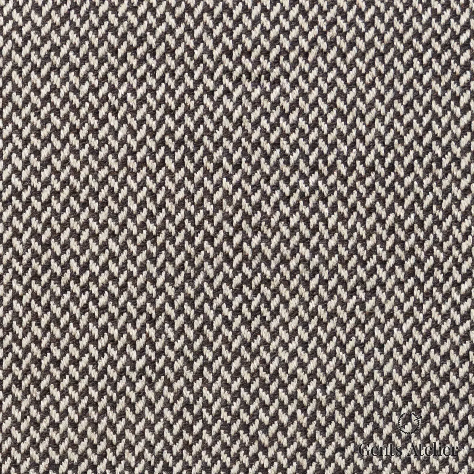 Костюмная ткань Marzoni 601 - 924 / 900 — Бежевый / Коричневый, ёлочка, 79% шерсть, 15% шёлк, 6% кашемир