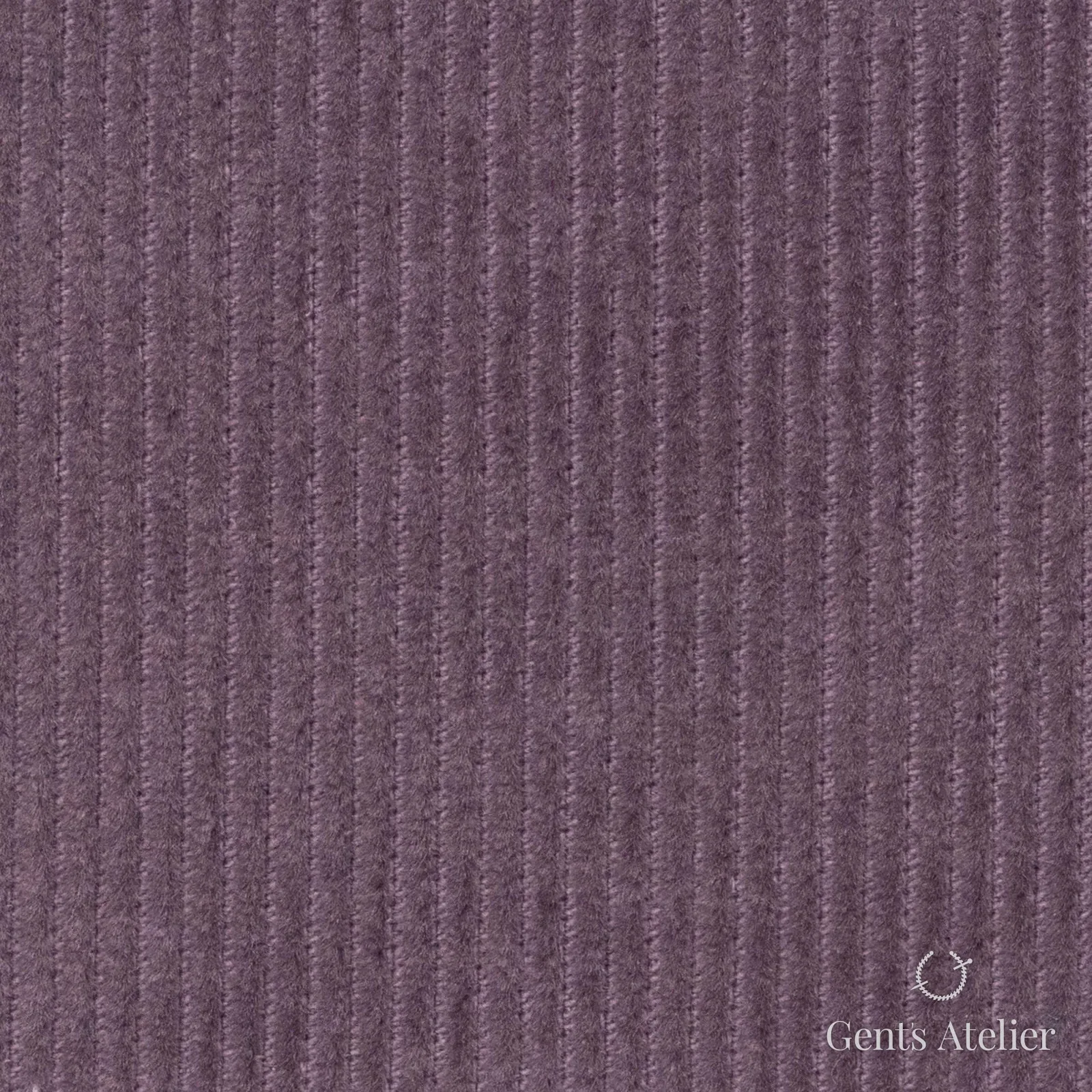 Костюмная ткань Marzoni 605 - 470 / 500 — Deep Purple, полоса, 100% хлопок