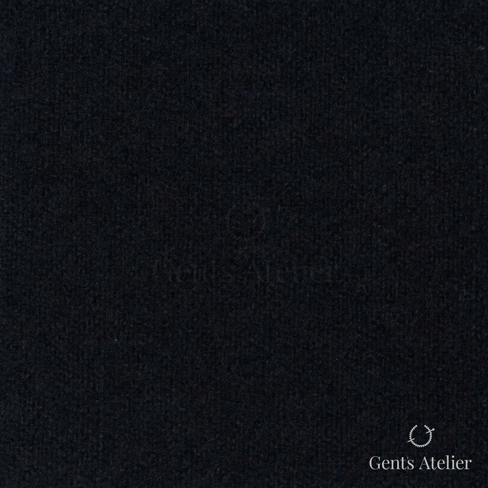 Костюмная ткань Marzoni 606 - 021 / 700 — Чёрный, однотонная, 100% шерсть