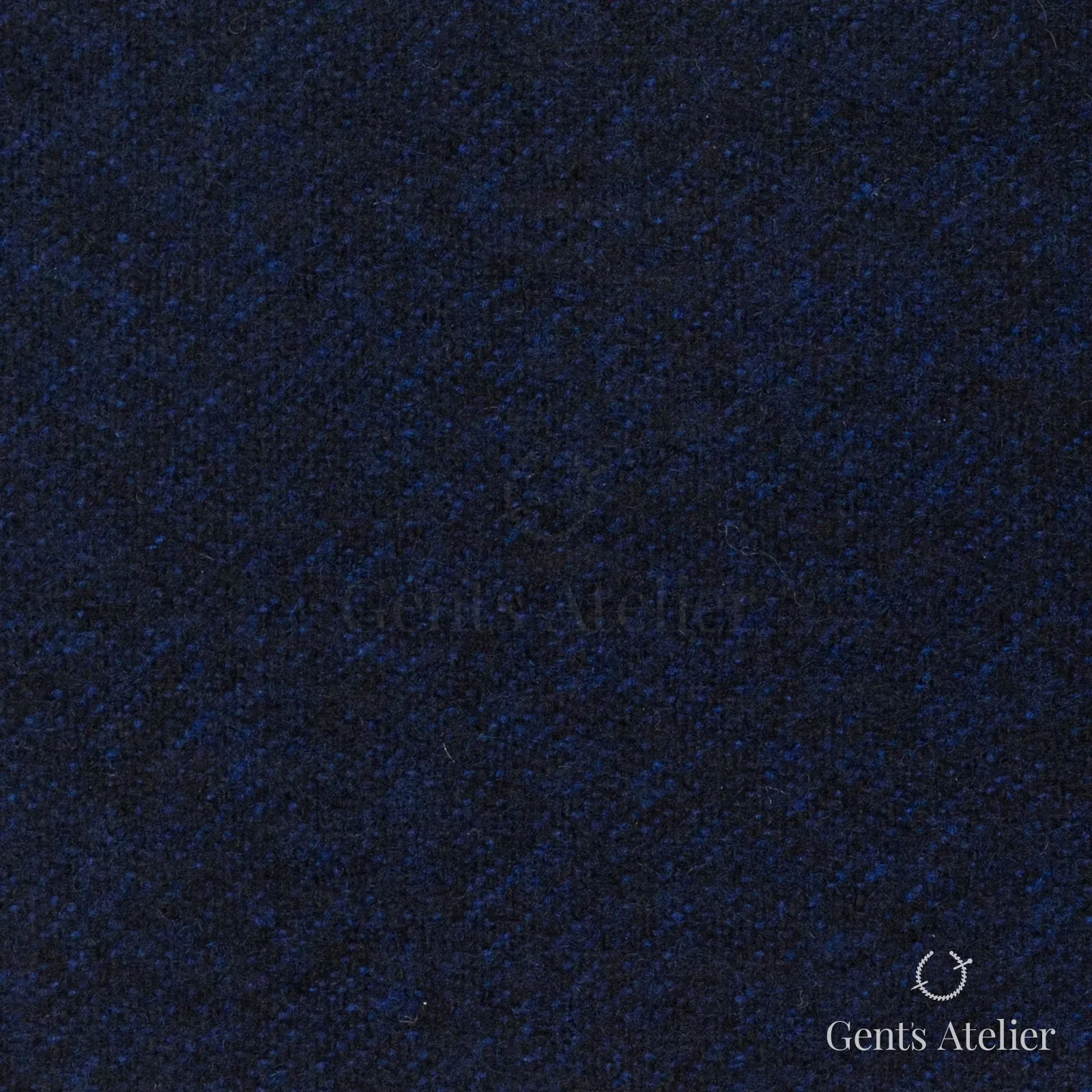 Костюмная ткань Marzoni 606 - 594 / 700 — Синий, меланж, 100% шерсть