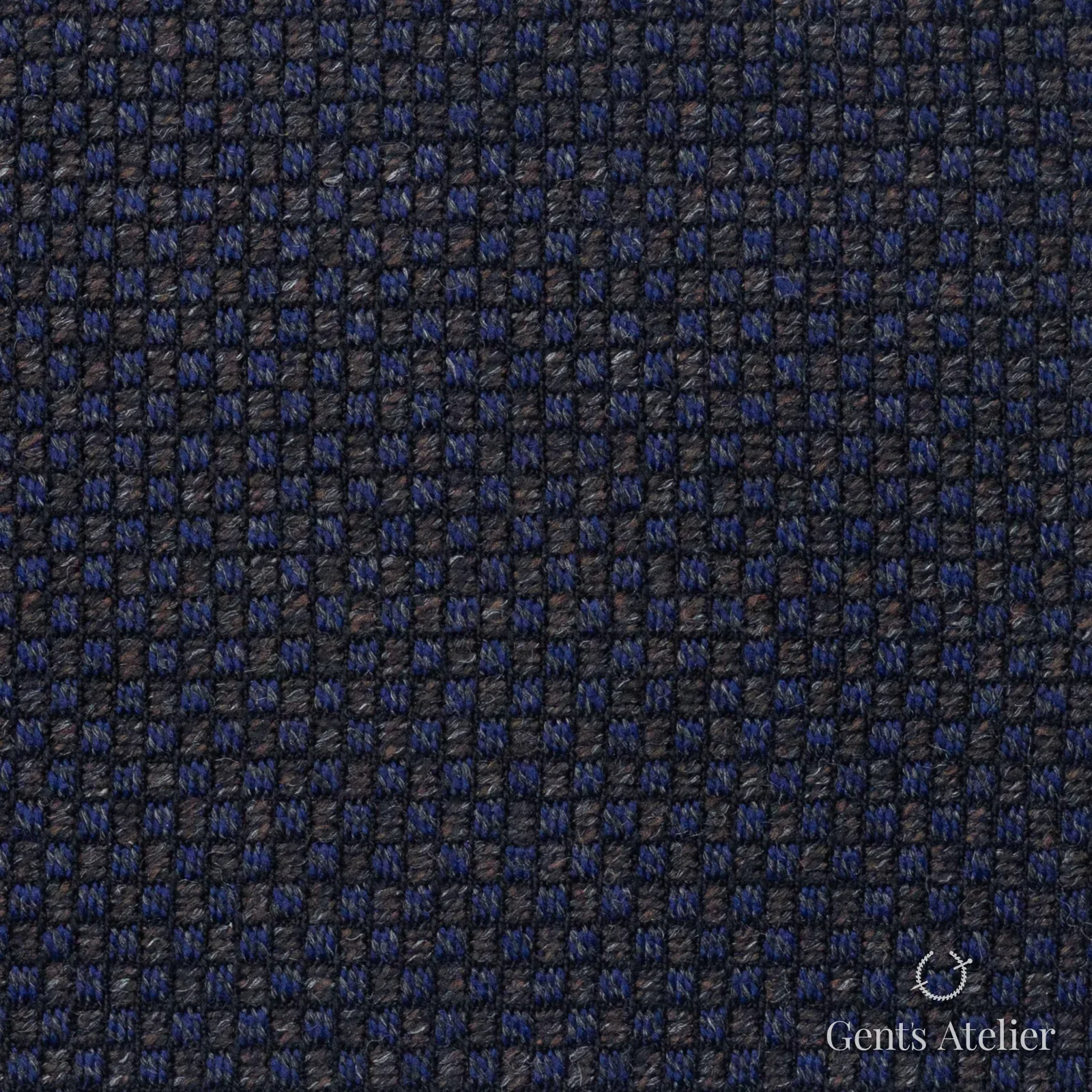 Костюмная ткань Marzoni 641 - 117 / 900 — Deep Purple, гусиная лапка, 97% шерсть, 3% кашемир