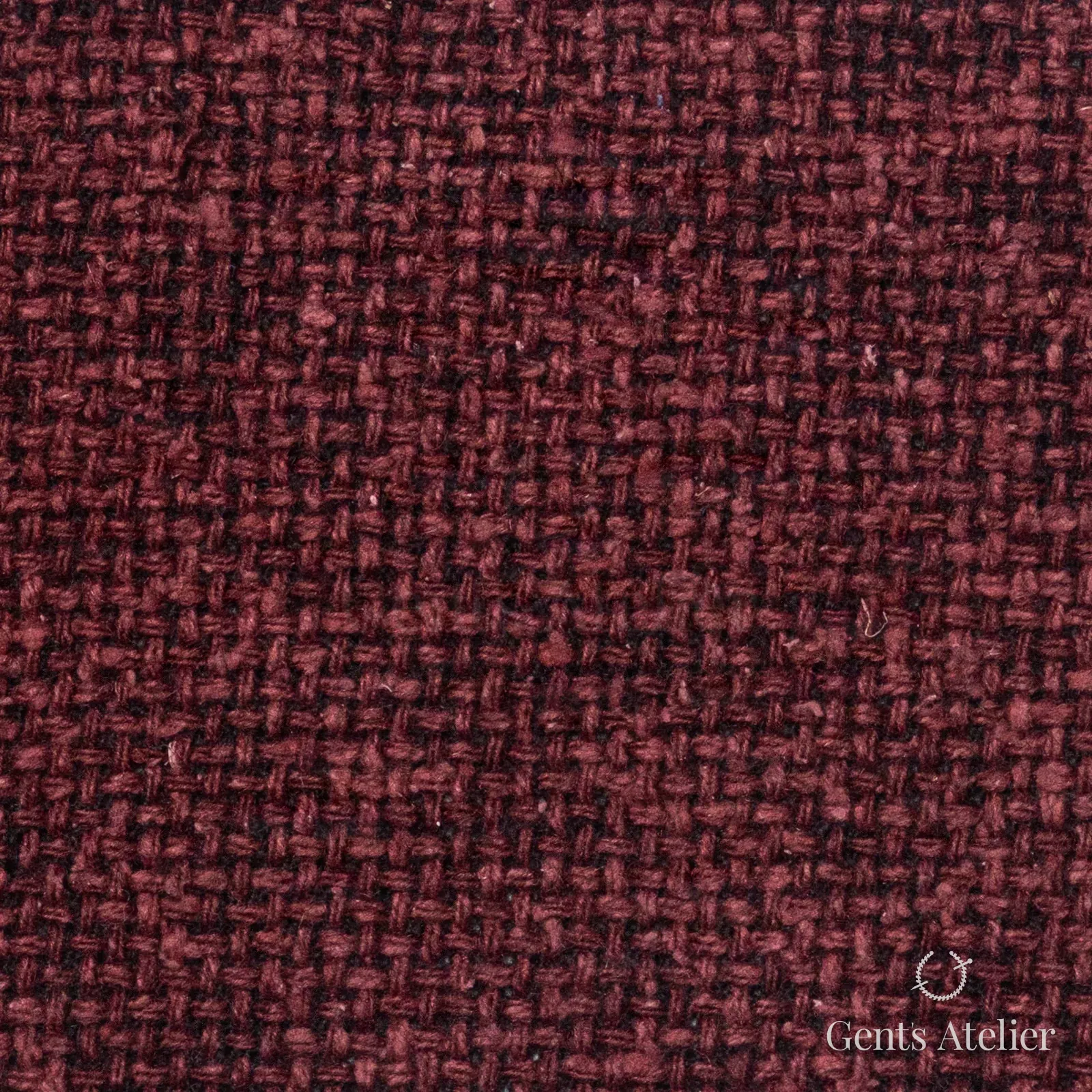 Костюмная ткань Marzoni 641 - 157 / 1300 — Бордовый, меланж, 65% шерсть, 35% шёлк