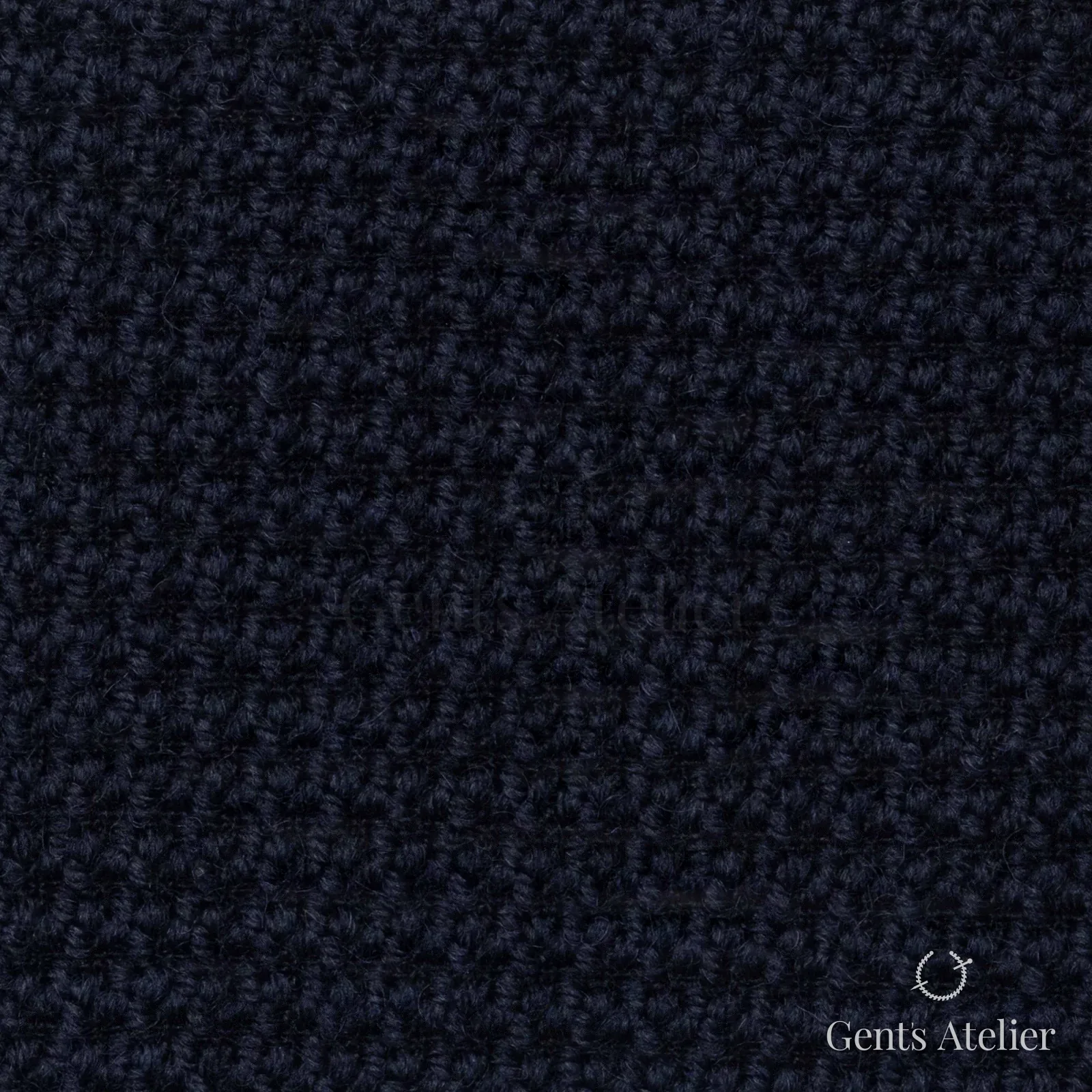 Костюмная ткань Marzoni 665 - 110 / 1200 — Тёмно-синий, меланж, 99% шерсть, 1% эластан