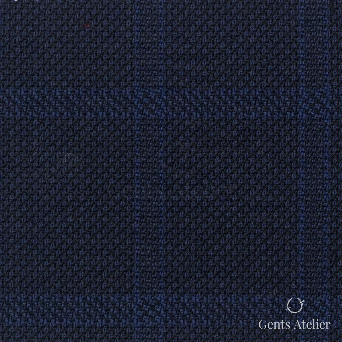 Костюмная ткань Marzoni 606 - 384 / 800 — Тёмно-синий, меланж, 100% шерсть