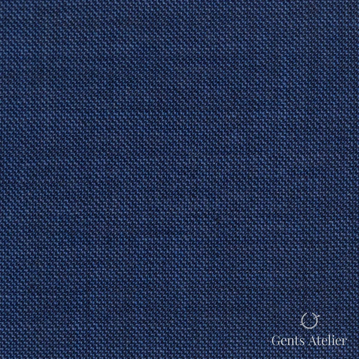 Костюмная ткань Marzoni 607 - 844 / 1000 — Синий, однотонная, 100% шерсть