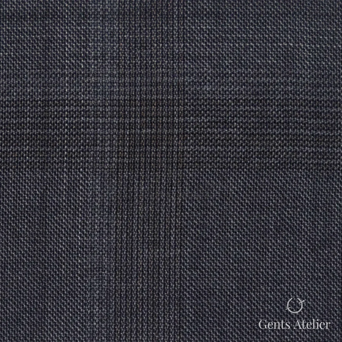 Костюмная ткань Marzoni 609 - 415 / 1000 — Серый / Бежевый, в клетку, 100% шерсть