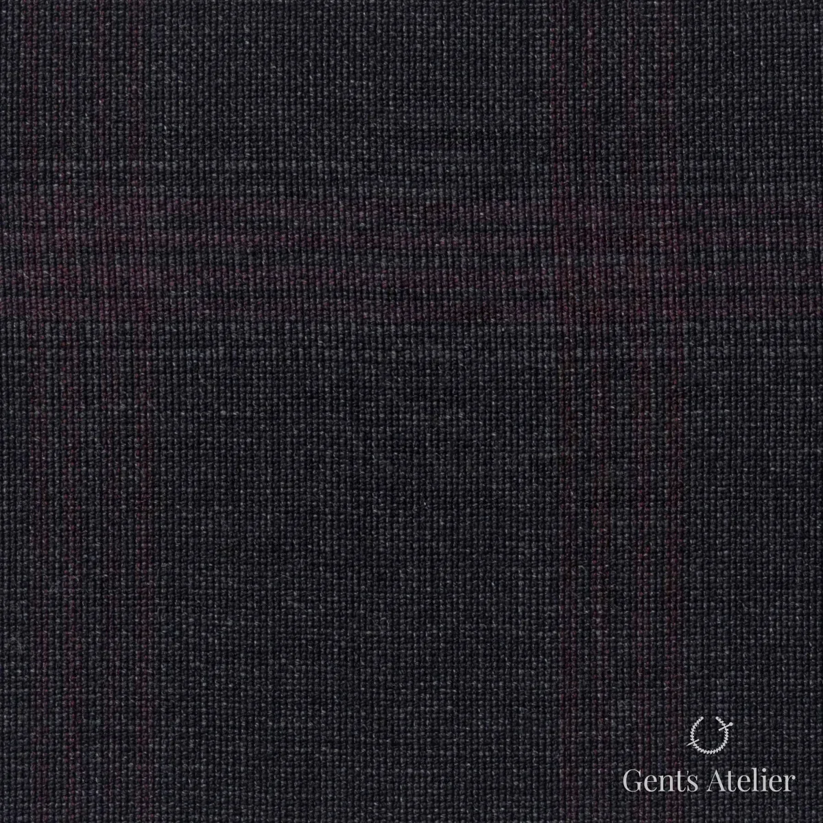 Костюмная ткань Marzoni 609 - 474 / 900 — Тёмно-серый, однотонная, 100% шерсть