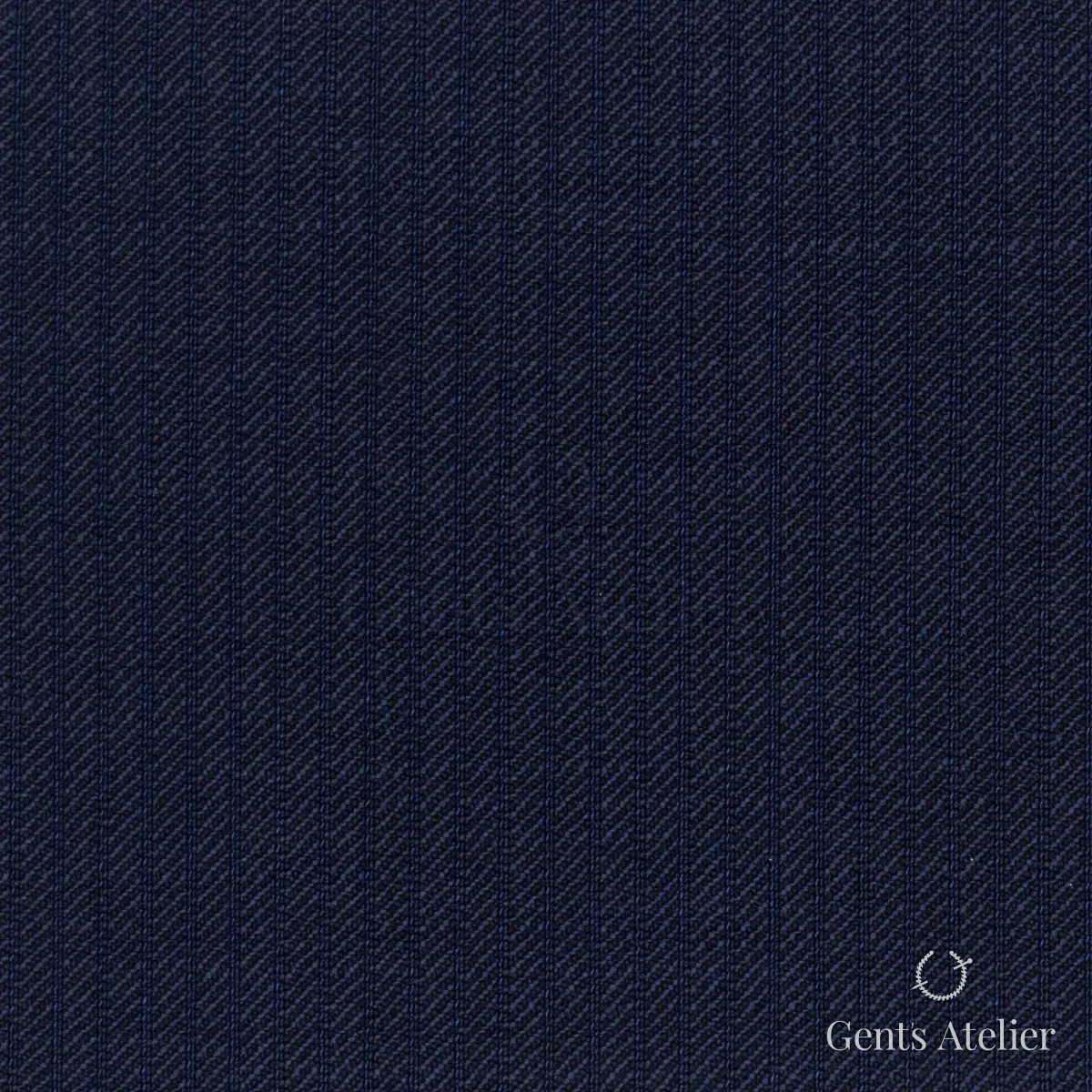 Костюмная ткань Marzoni 609 - 658 / 900 — Тёмно-синий, однотонная, 100% шерсть