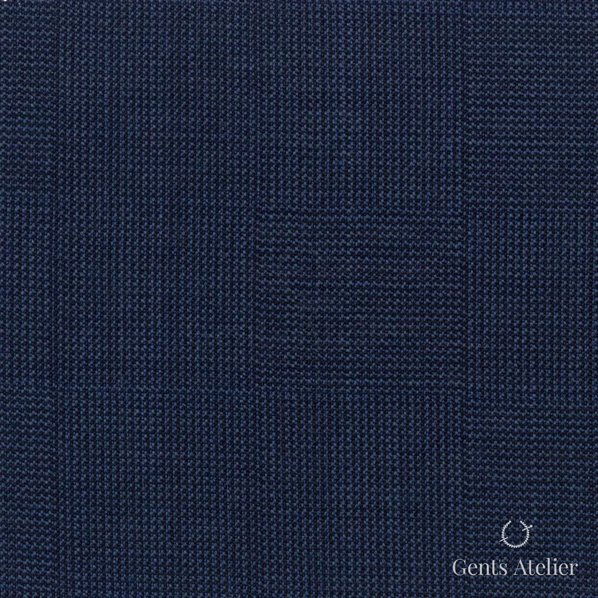 Костюмная ткань Marzoni 609 - 745 / 900 — Тёмно-синий, однотонная, 100% шерсть