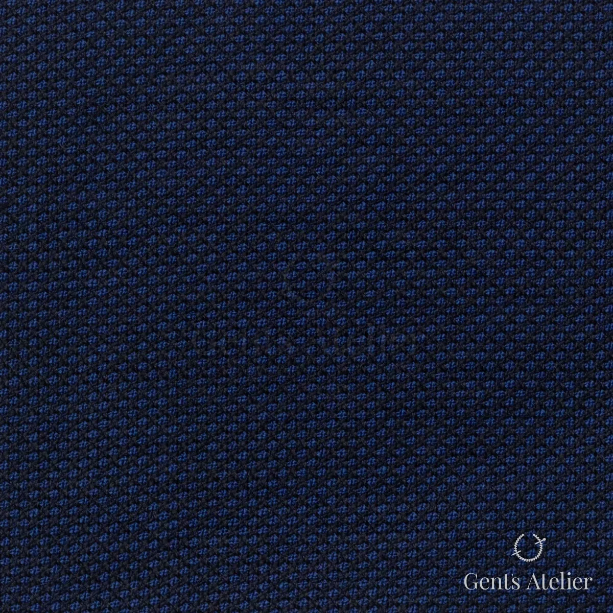 Костюмная ткань Marzoni 609 - 752 / 1000 — Синий, меланж, 100% шерсть