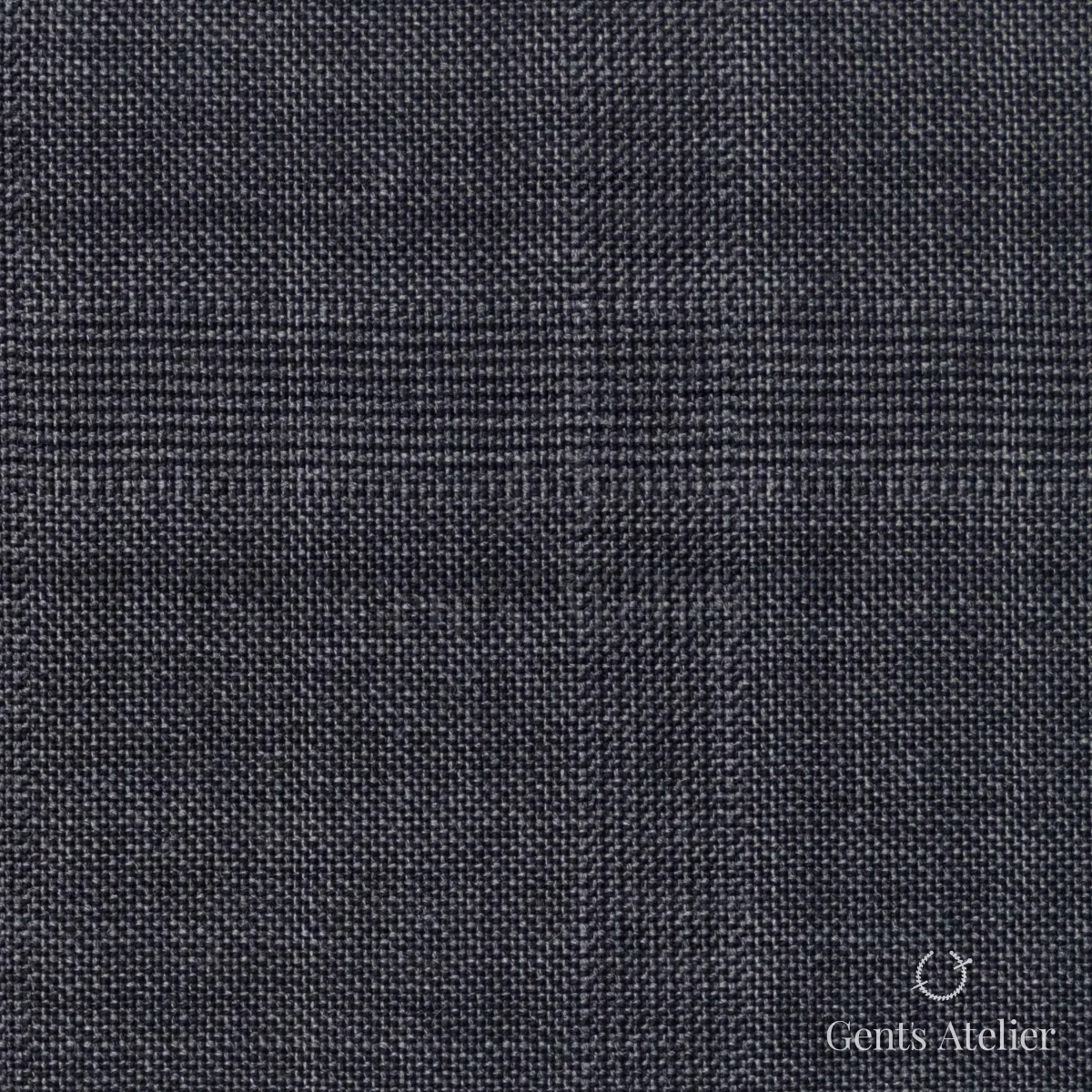 Костюмная ткань Marzoni 609 - 757 / 1000 — Серый, виндоупейн, 100% шерсть
