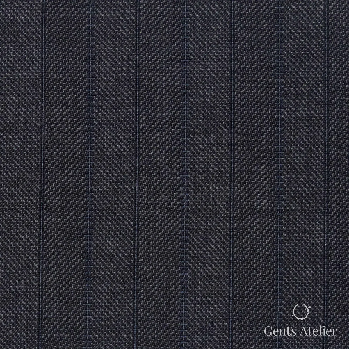 Костюмная ткань Marzoni 609 - 785 / 1000 — Серый, ёлочка, 100% шерсть