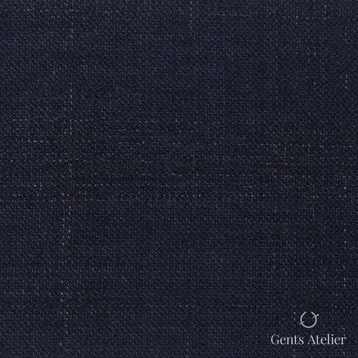 Костюмная ткань Marzoni 609 - 790 / 1000 — Тёмно-синий, однотонная, 100% шерсть
