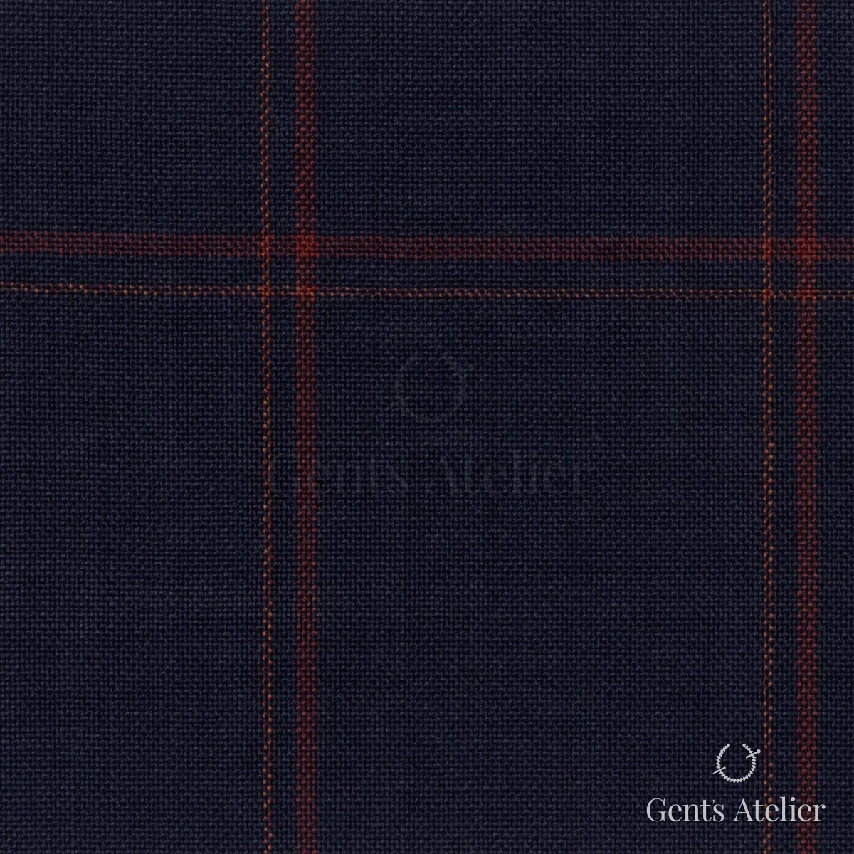 Костюмная ткань Marzoni 631 - 028 / 900 — Бордовый, виндоупейн, 100% шерсть