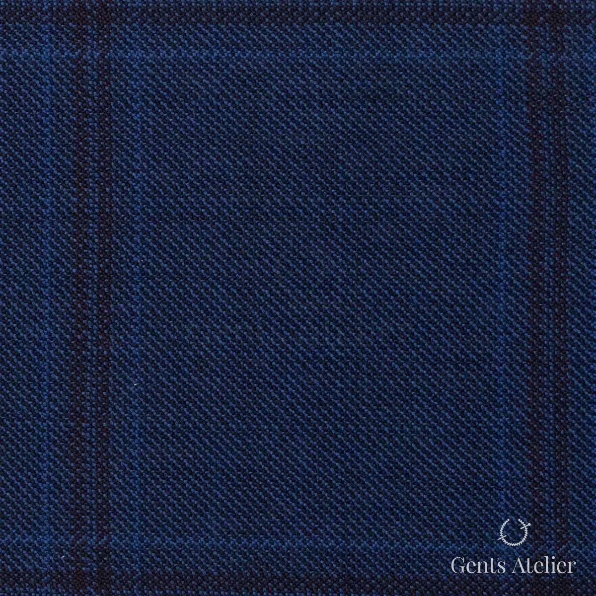 Костюмная ткань Marzoni 631 - 056 / 900 — Синий, однотонная, 100% шерсть