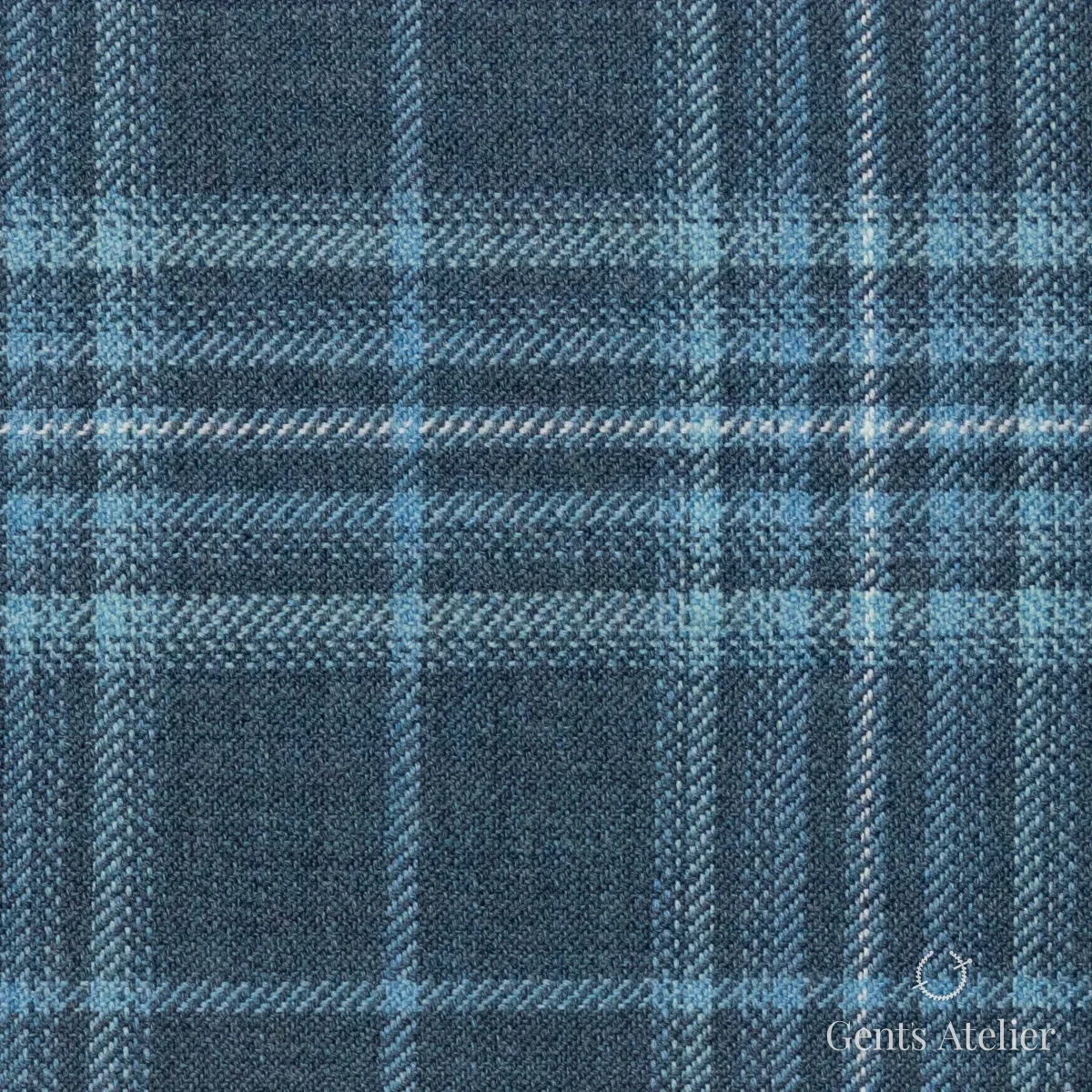 Костюмная ткань Marzoni 651 - 760 / 1200 — Яблочно-зелёный, виндоупейн, 100% шерсть