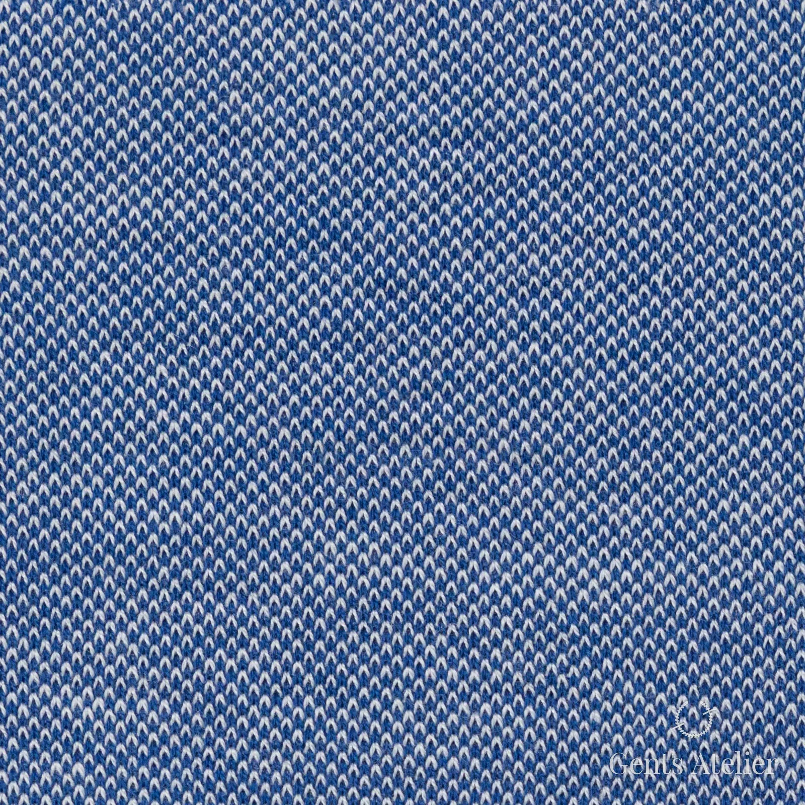 Костюмная ткань Marzoni 601 - 521 / 1200 — Синий, меланж, 100% хлопок