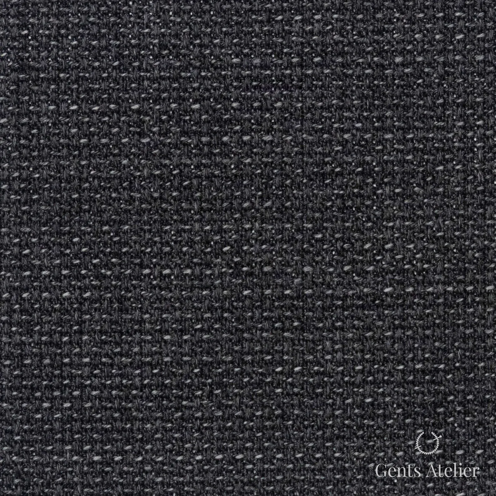 Костюмная ткань Marzoni 602 - 026 / 800 — Антрацит, меланж, 100% шерсть