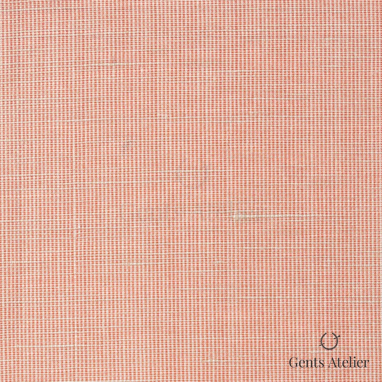 Костюмная ткань Marzoni 602 - 165 / 900 — Peach Pink, меланж, 55% шёлк, 45% лён