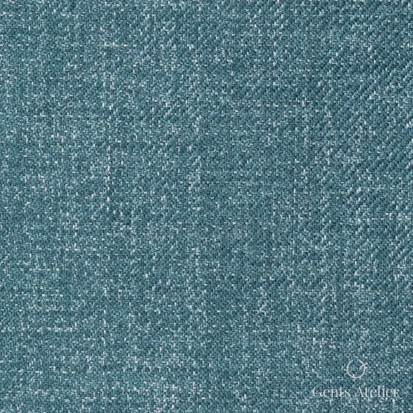 Костюмная ткань Marzoni 611 - 519 / 1300 — Teal Green, меланж, 100% шёлк