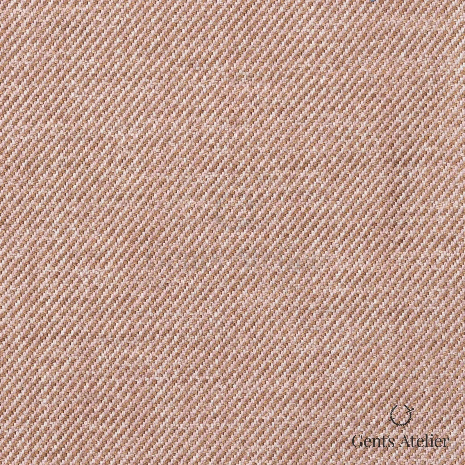 Костюмная ткань Marzoni 611 - 522 / 1300 — Coral Pink, меланж, 100% шёлк